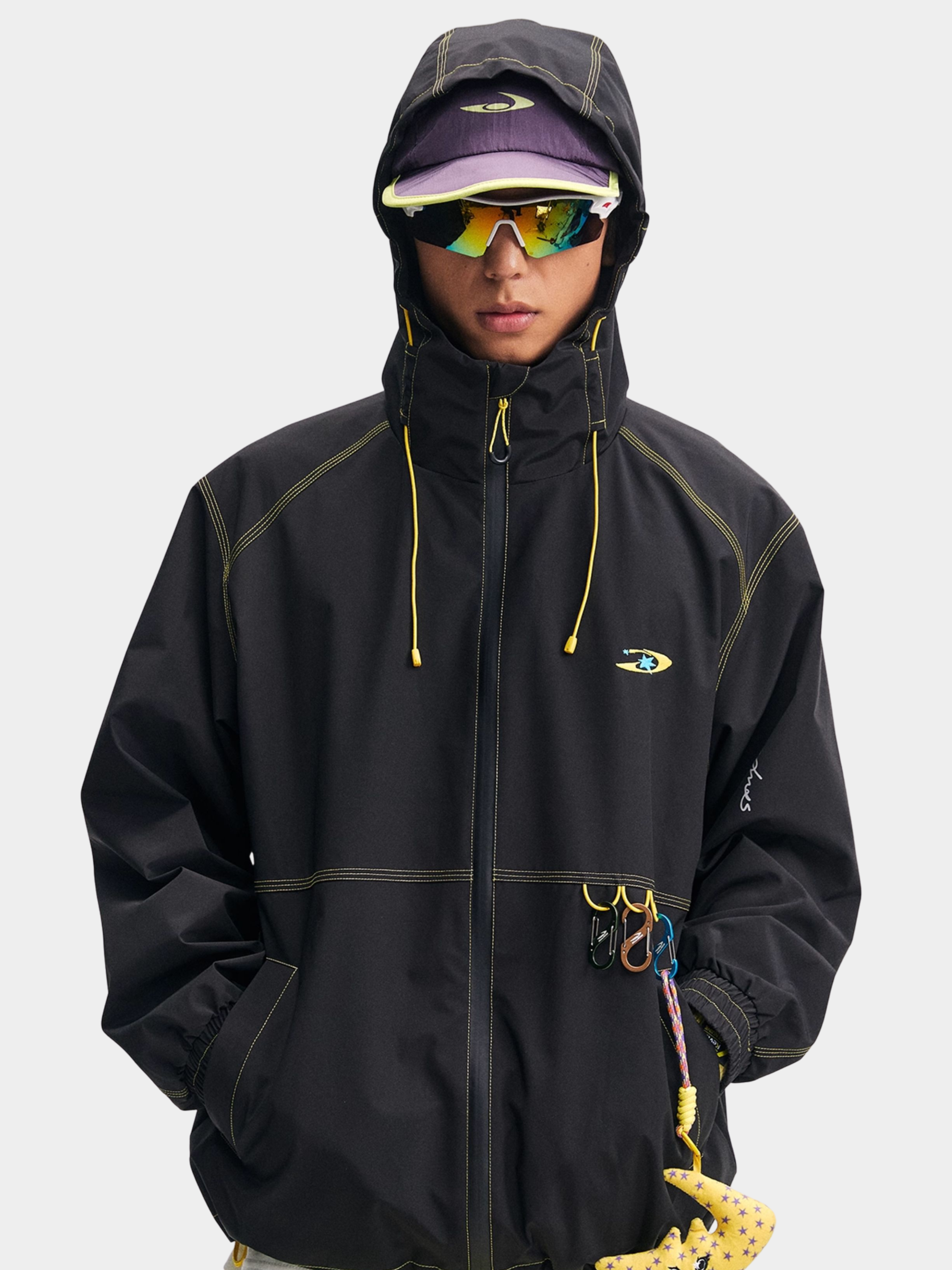 EchoDeck - Unisex ColorBlock Teflon™ Triple-Defense Shell Jacket