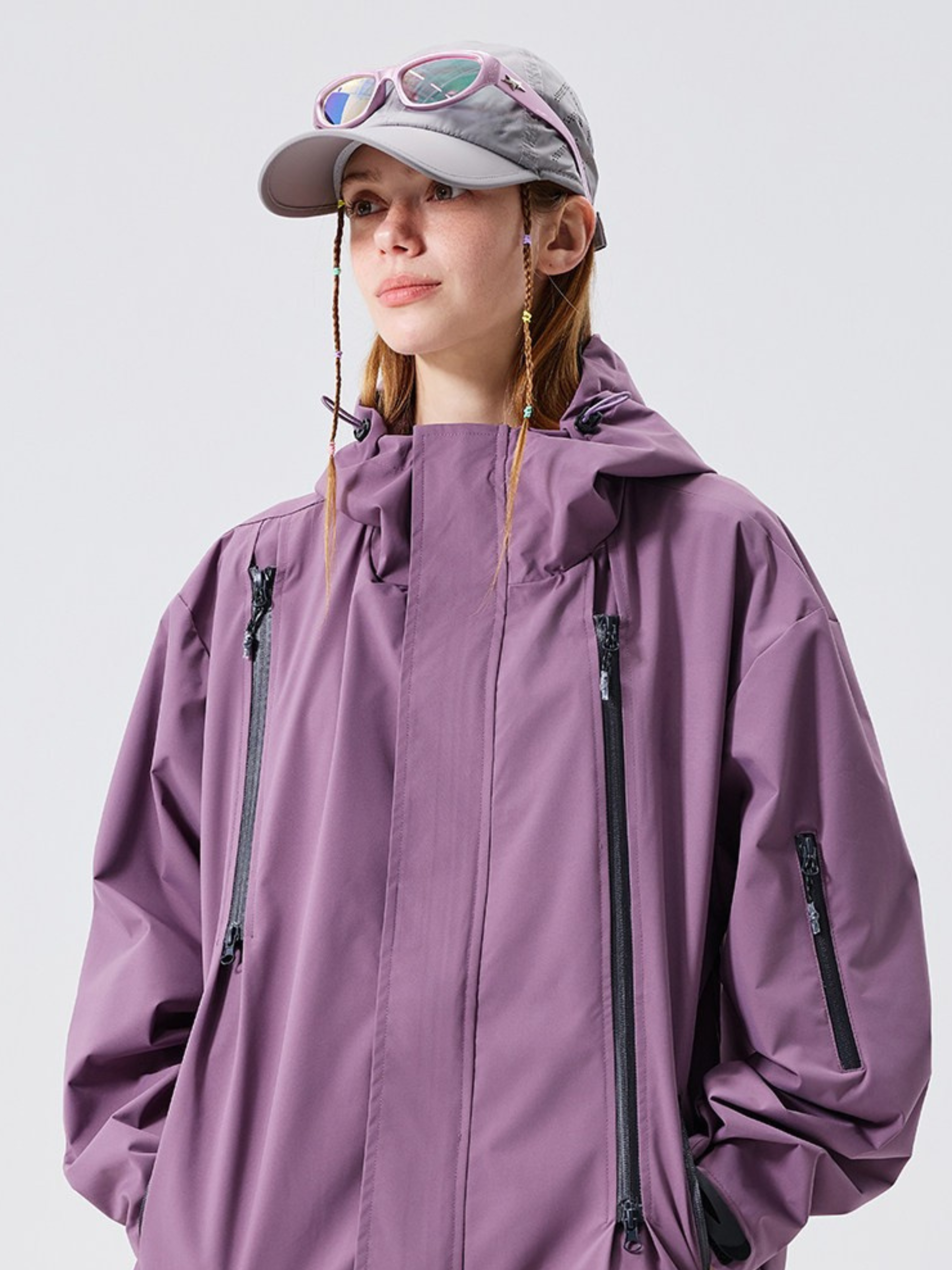 Nightpath - Water-Repellent Windproof Utility Shell Jacket