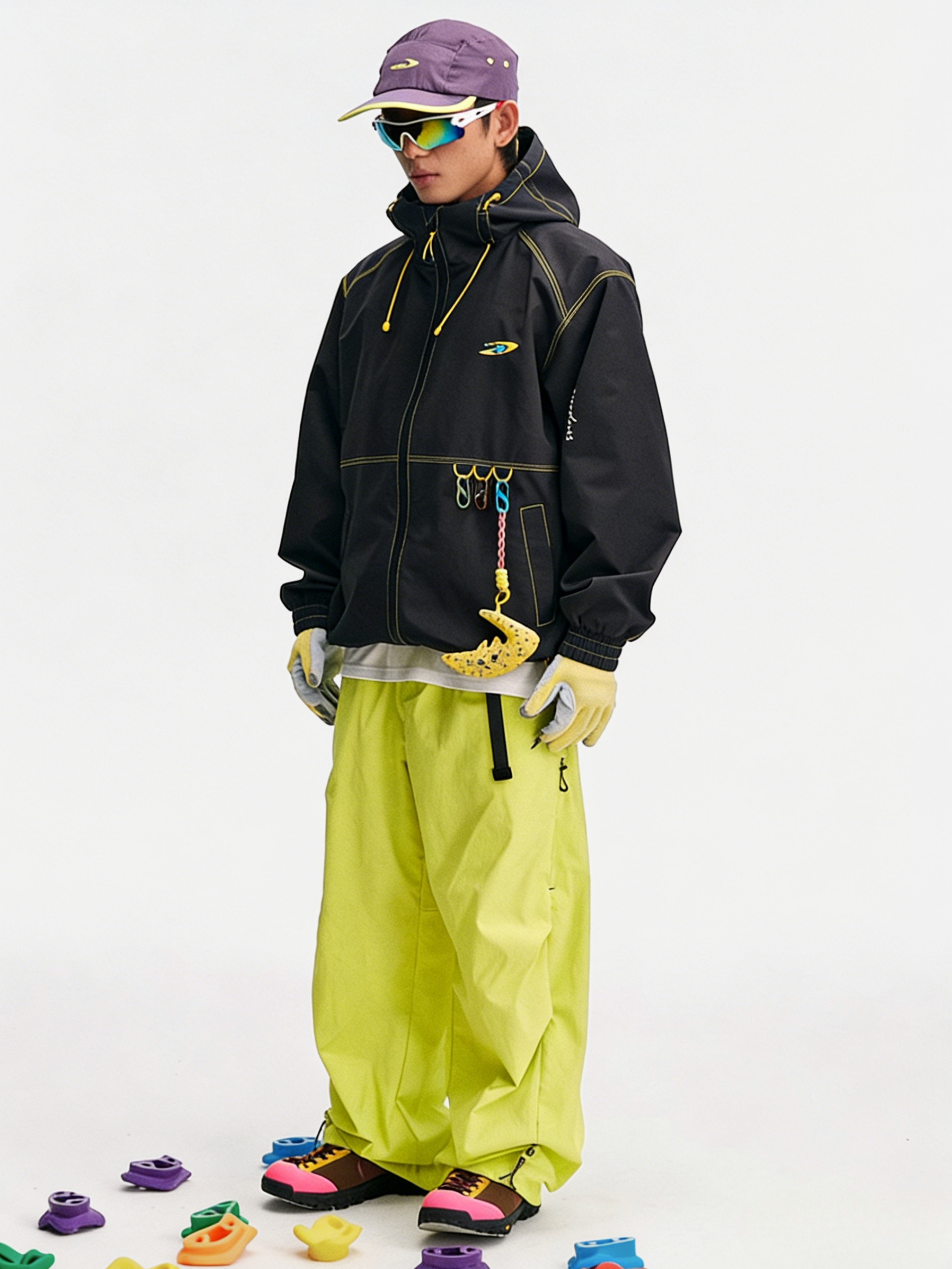 EchoDeck - Unisex ColorBlock Teflon™ Triple-Defense Shell Jacket