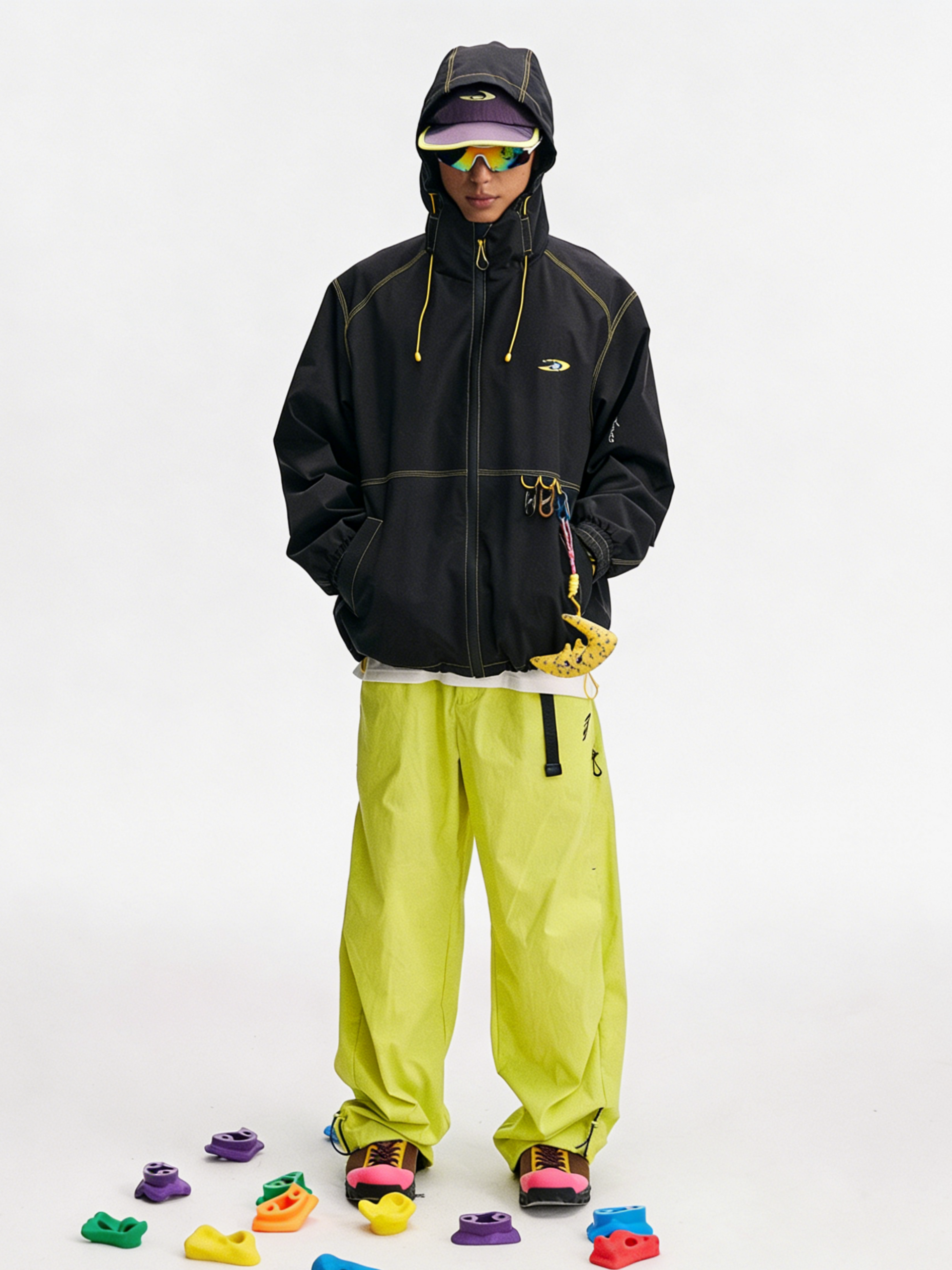 EchoDeck - Unisex ColorBlock Teflon™ Triple-Defense Shell Jacket
