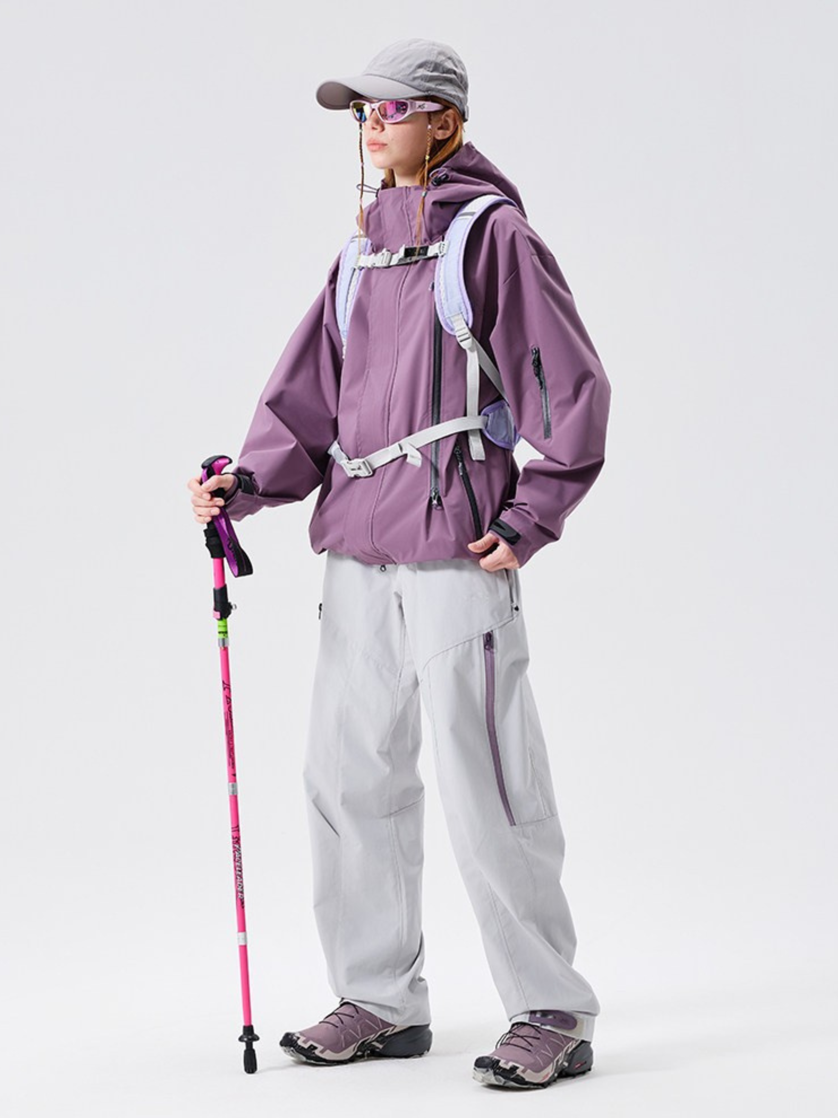 Nightpath - Water-Repellent Windproof Utility Shell Jacket