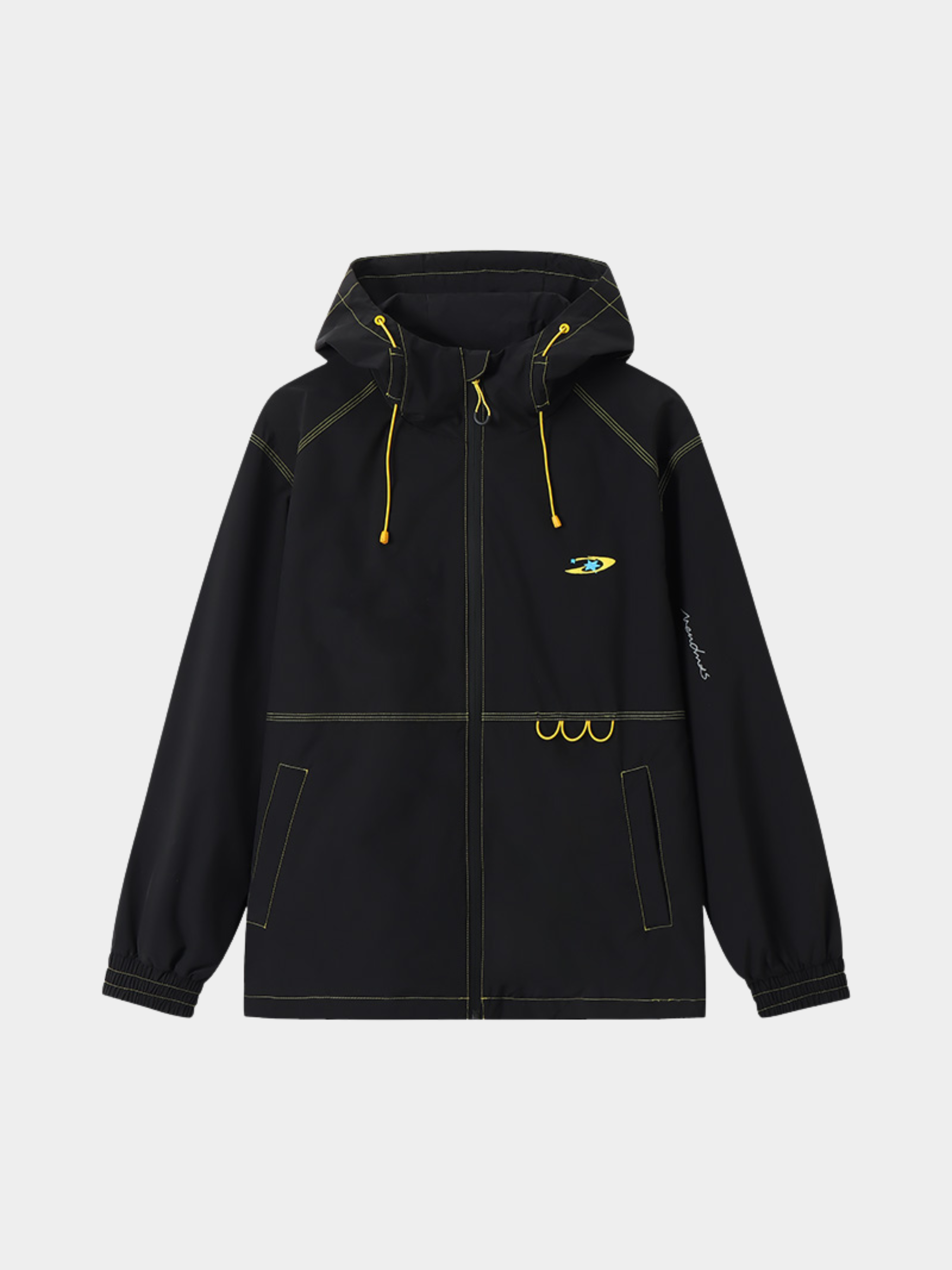 EchoDeck - Unisex Teflon® Triple-Defense Colorblock Drawstring Jacket