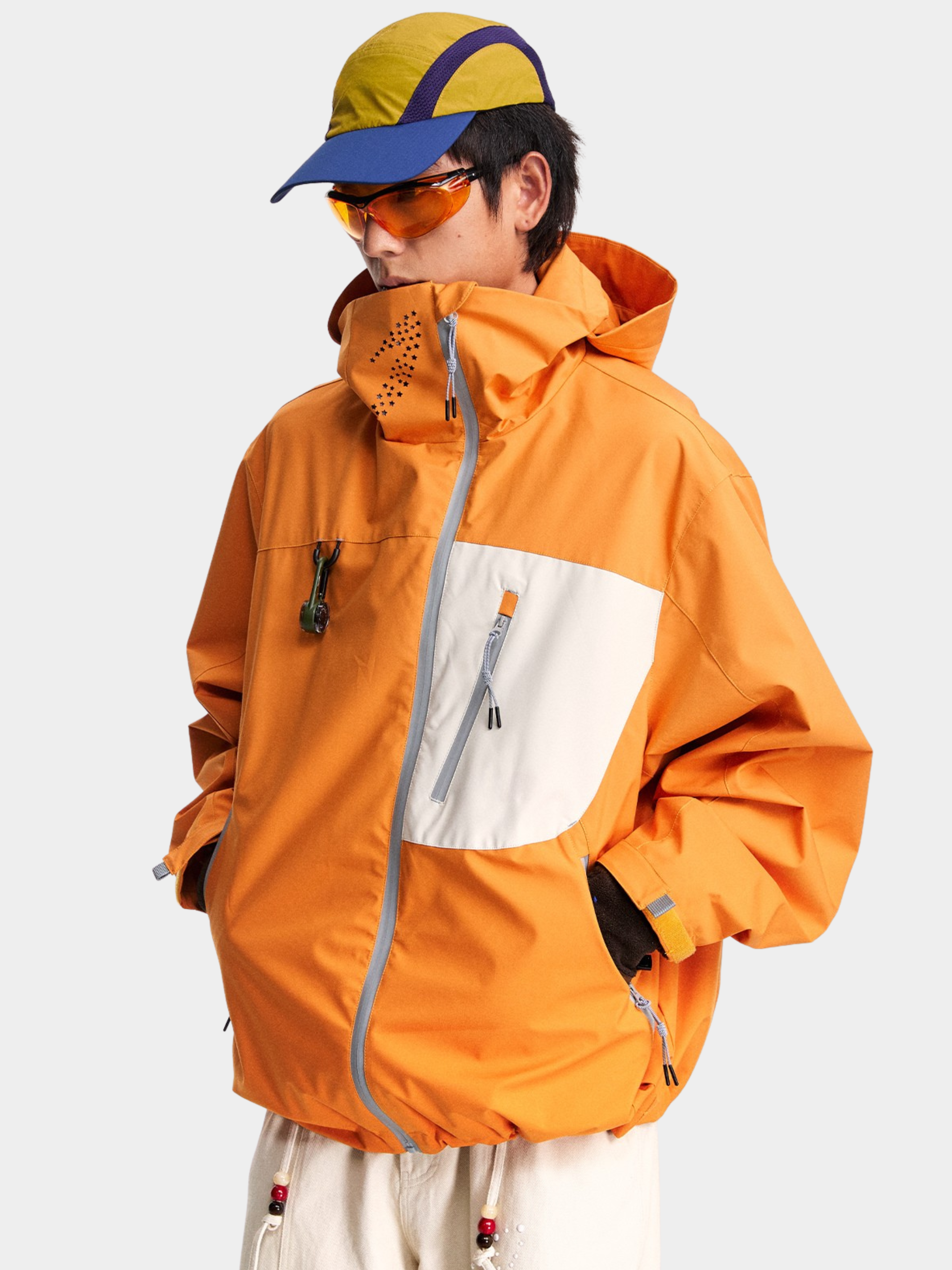 EchoPort - Unisex Water-Repellent & Windproof Colorblock Hard Shell Jacket