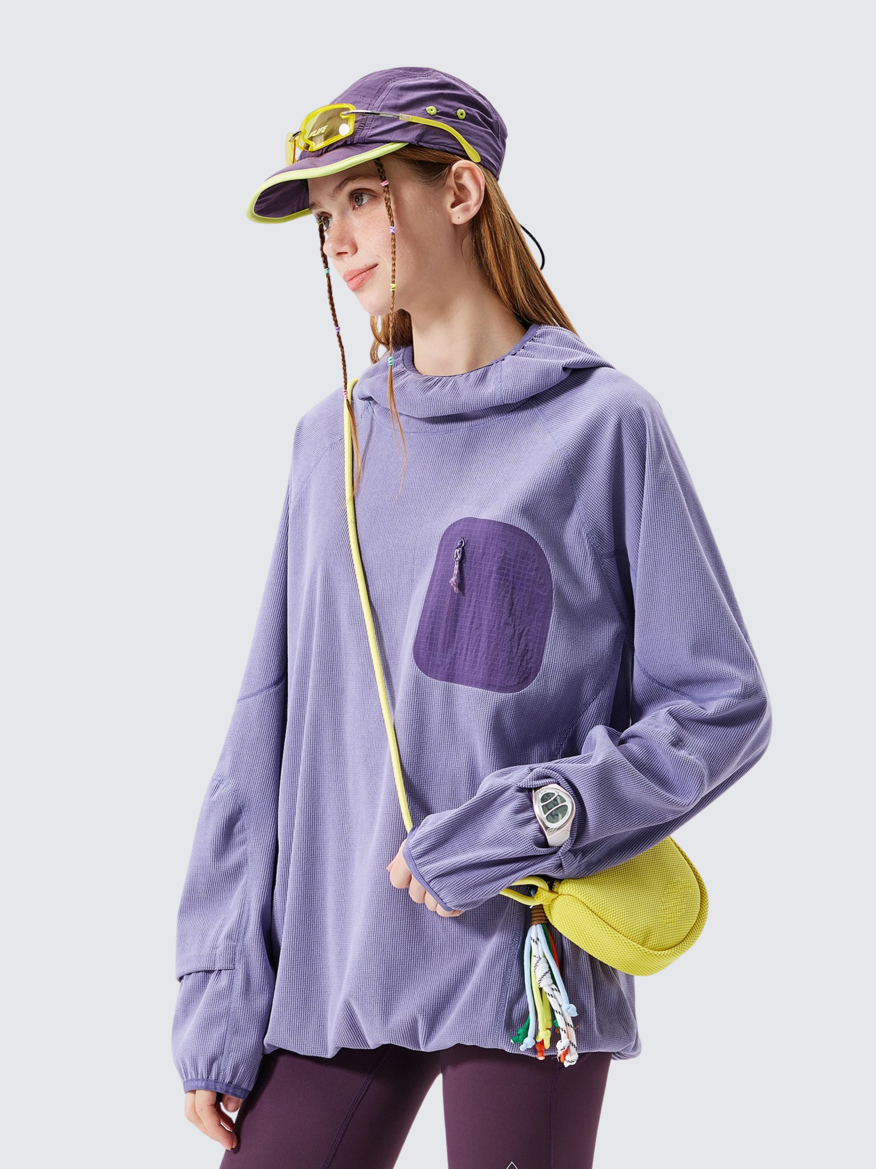 Crag - Moisture-Wicking High Neck Hoodie Base Layer