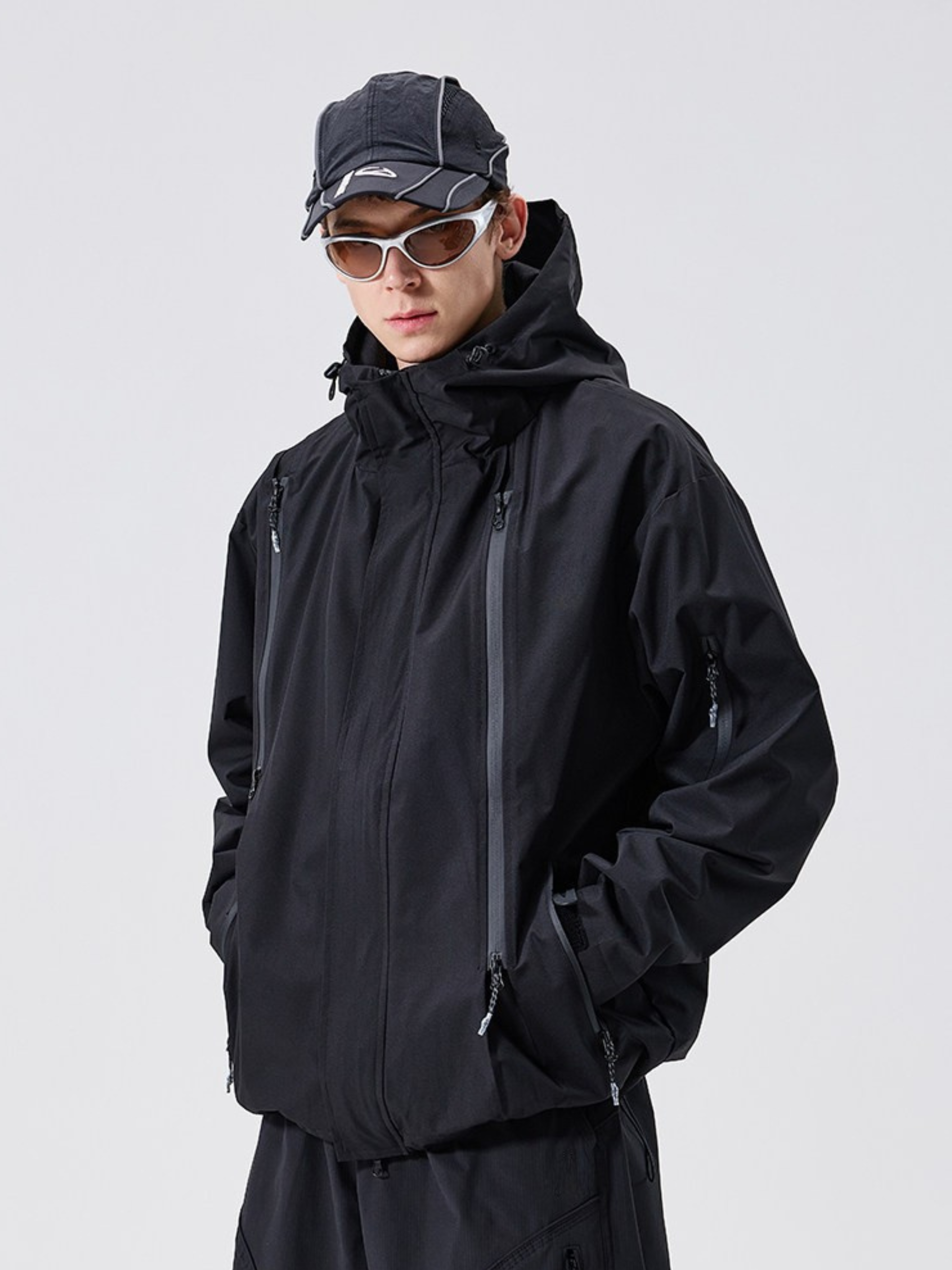Nightpath - Water-Repellent Windproof Utility Shell Jacket