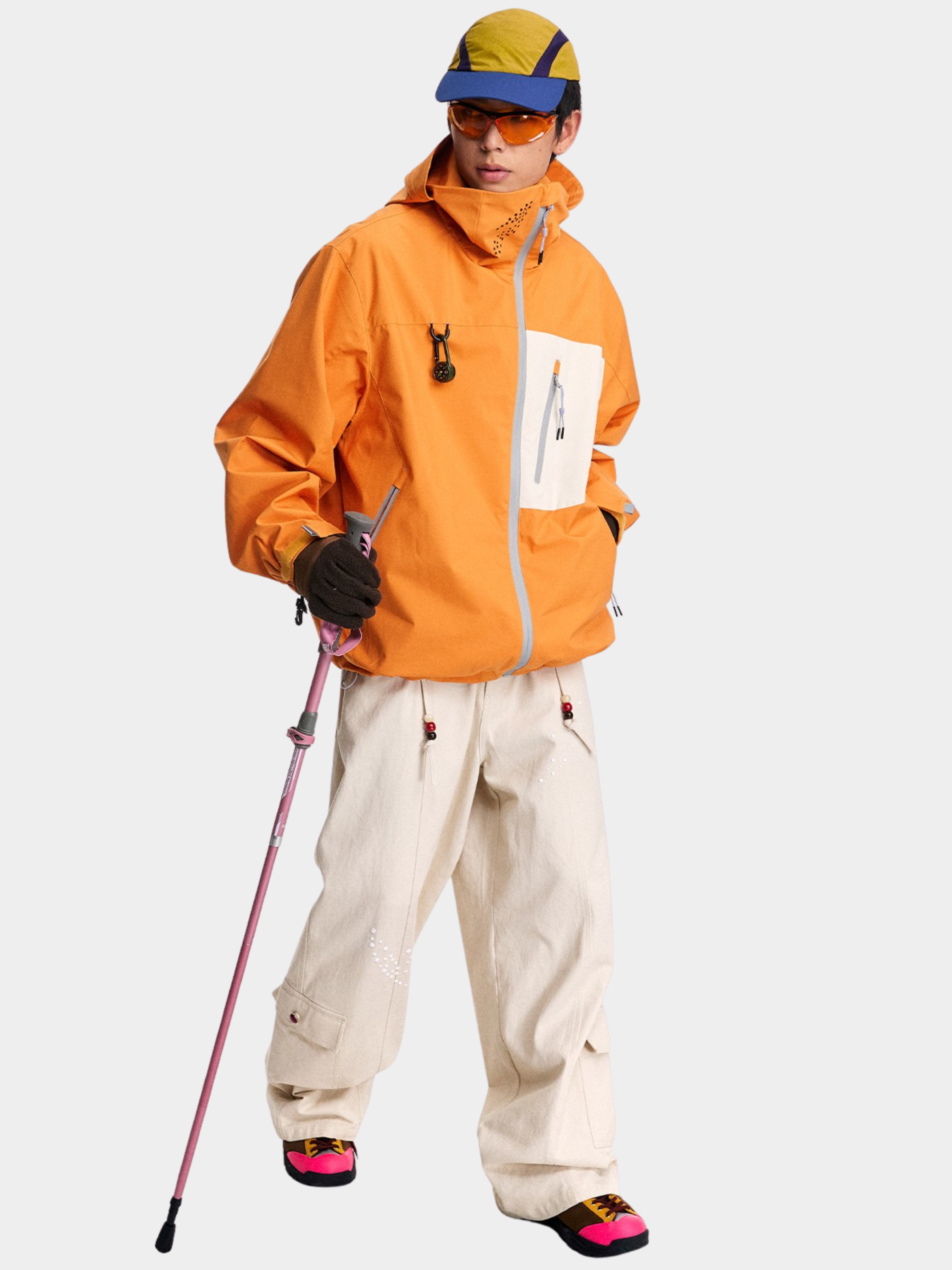 EchoPort - Unisex Water-Repellent & Windproof Colorblock Hard Shell Jacket