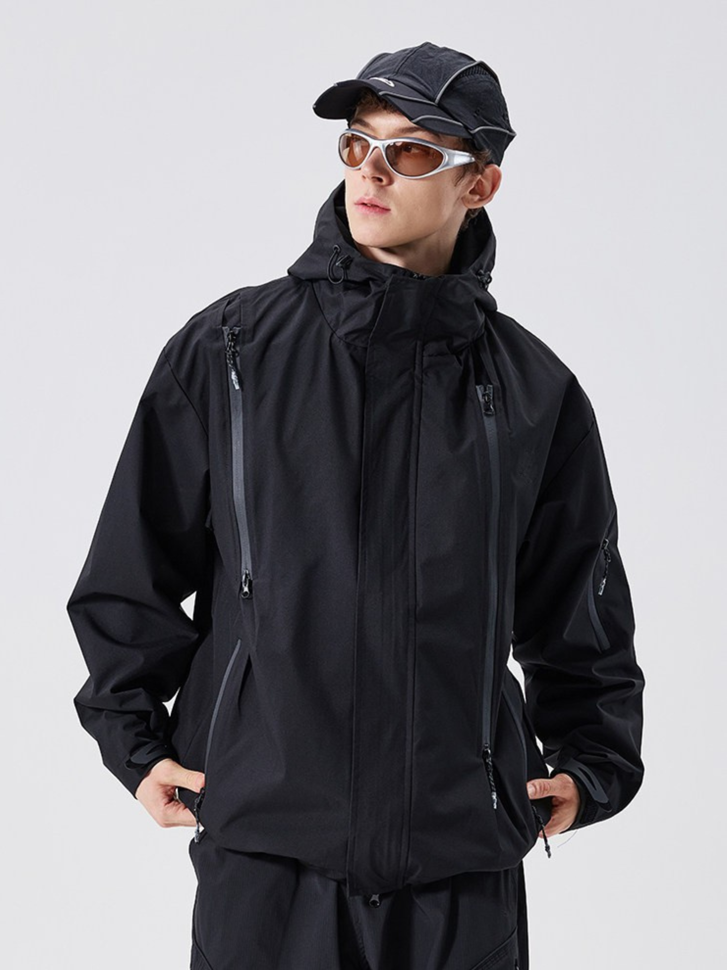 Nightpath - Water-Repellent Windproof Utility Shell Jacket