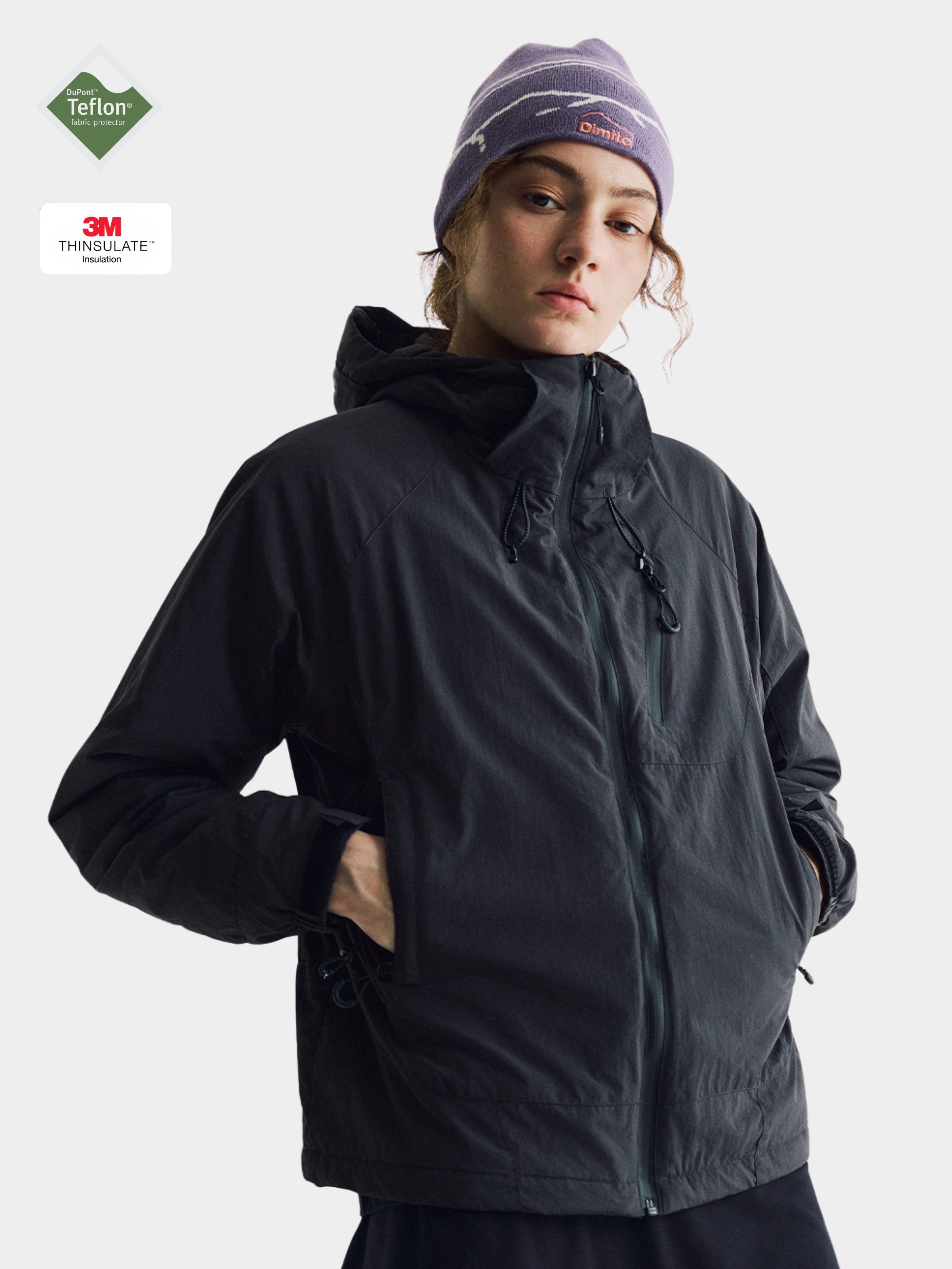 AshLife - Unisex Teflon Water-repellent Insulated Jacket