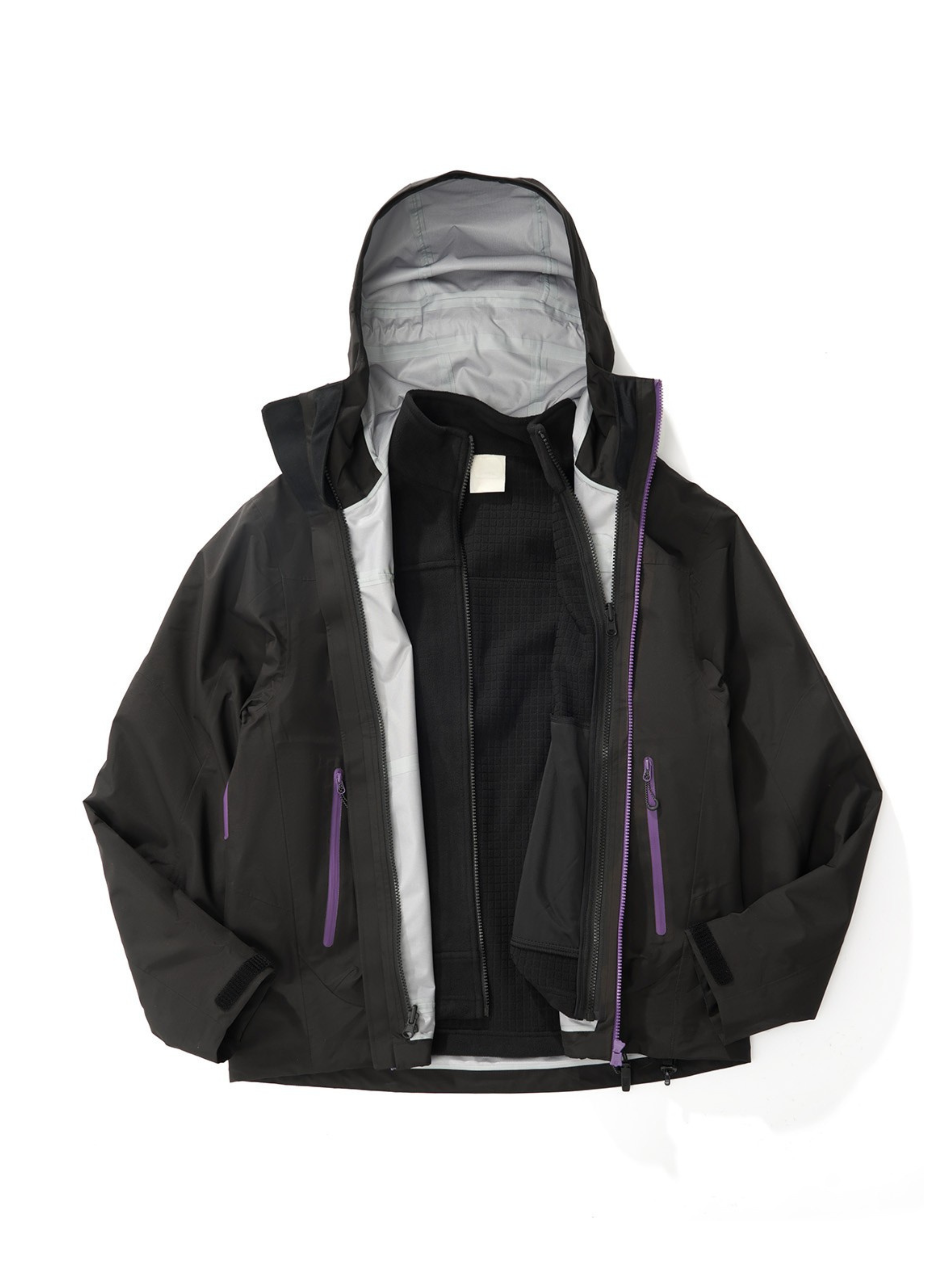 CampGlove - Unisex 3-in-1 Fleece 15K Waterproof Hard Shell Jacket