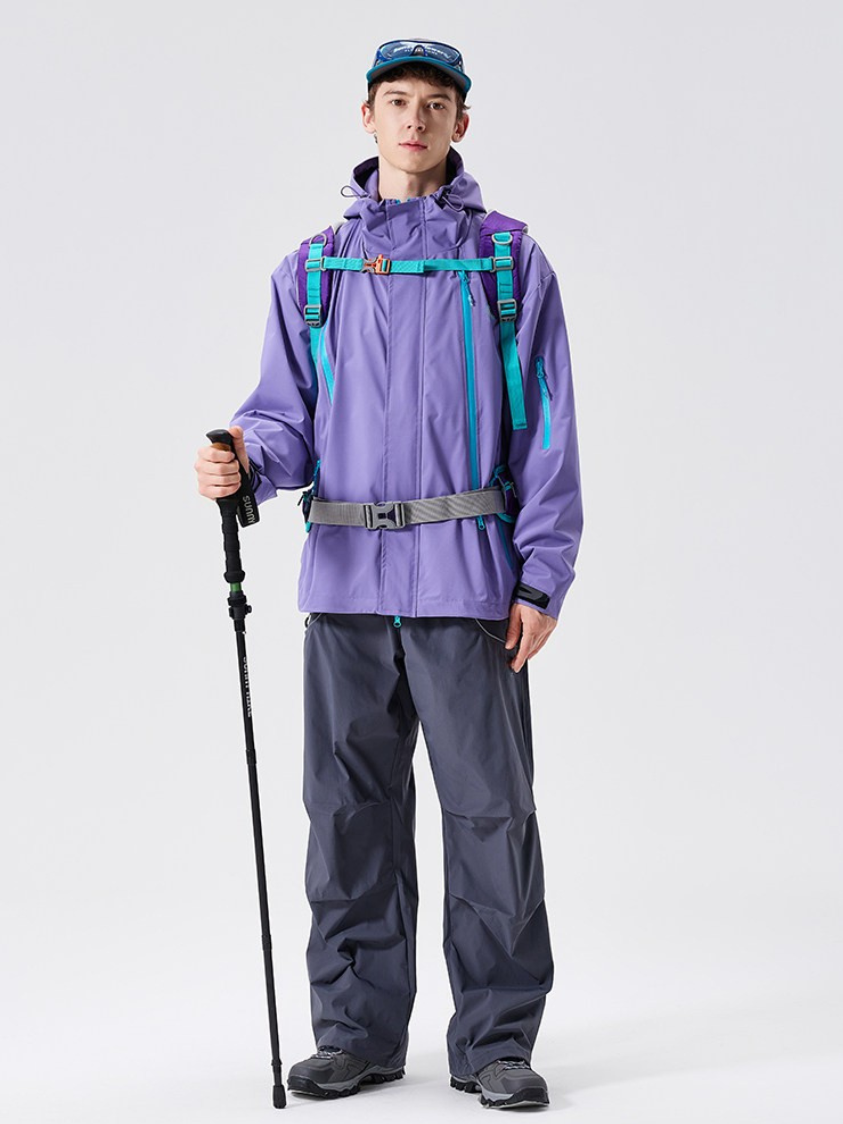 Nightpath - Water-Repellent Windproof Utility Shell Jacket