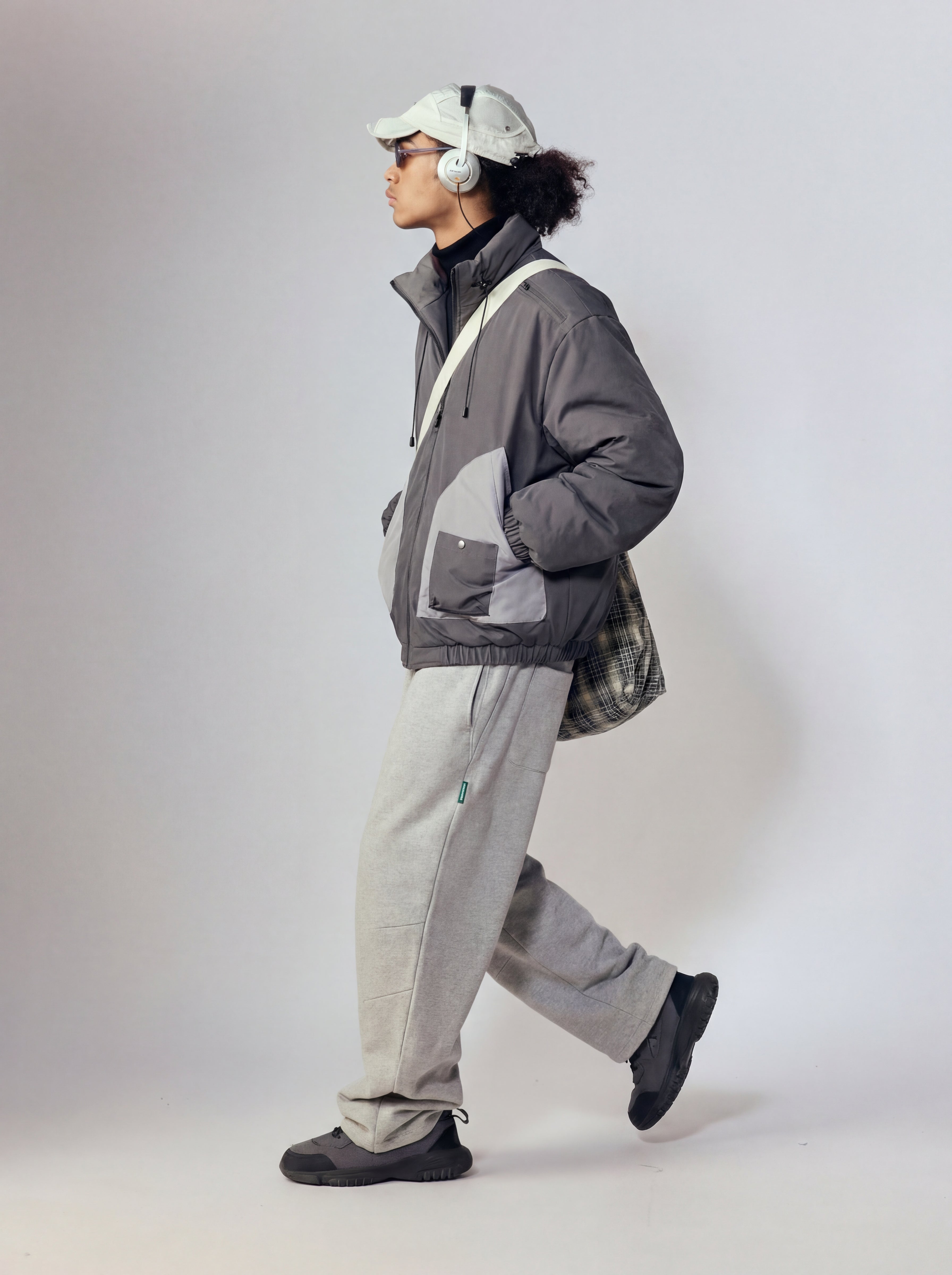 Explorer - Patchwork Pocket Stand Collar Insulated Jacket