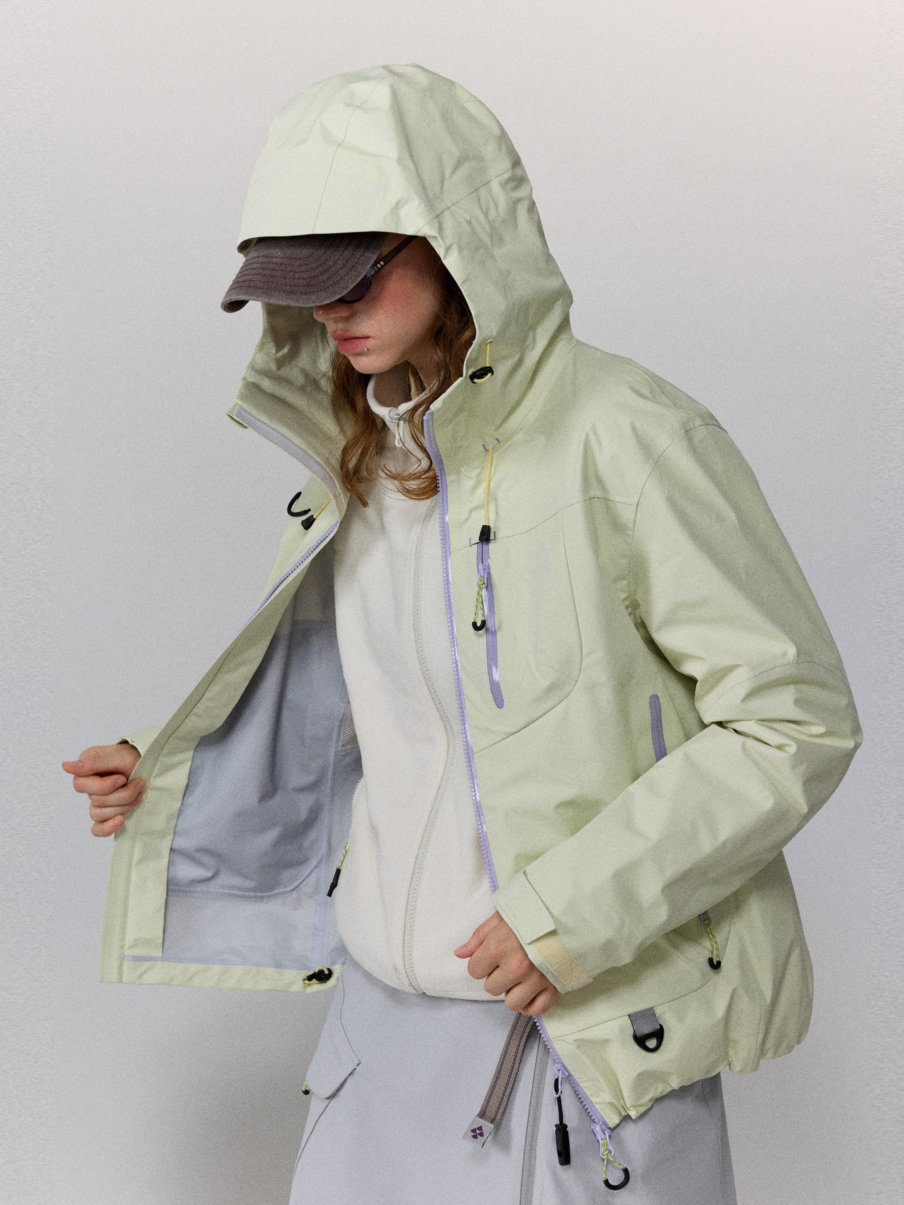 Emberpath - Unisex Waterproof 3-in-1 Fleece Hard Shell Jacket