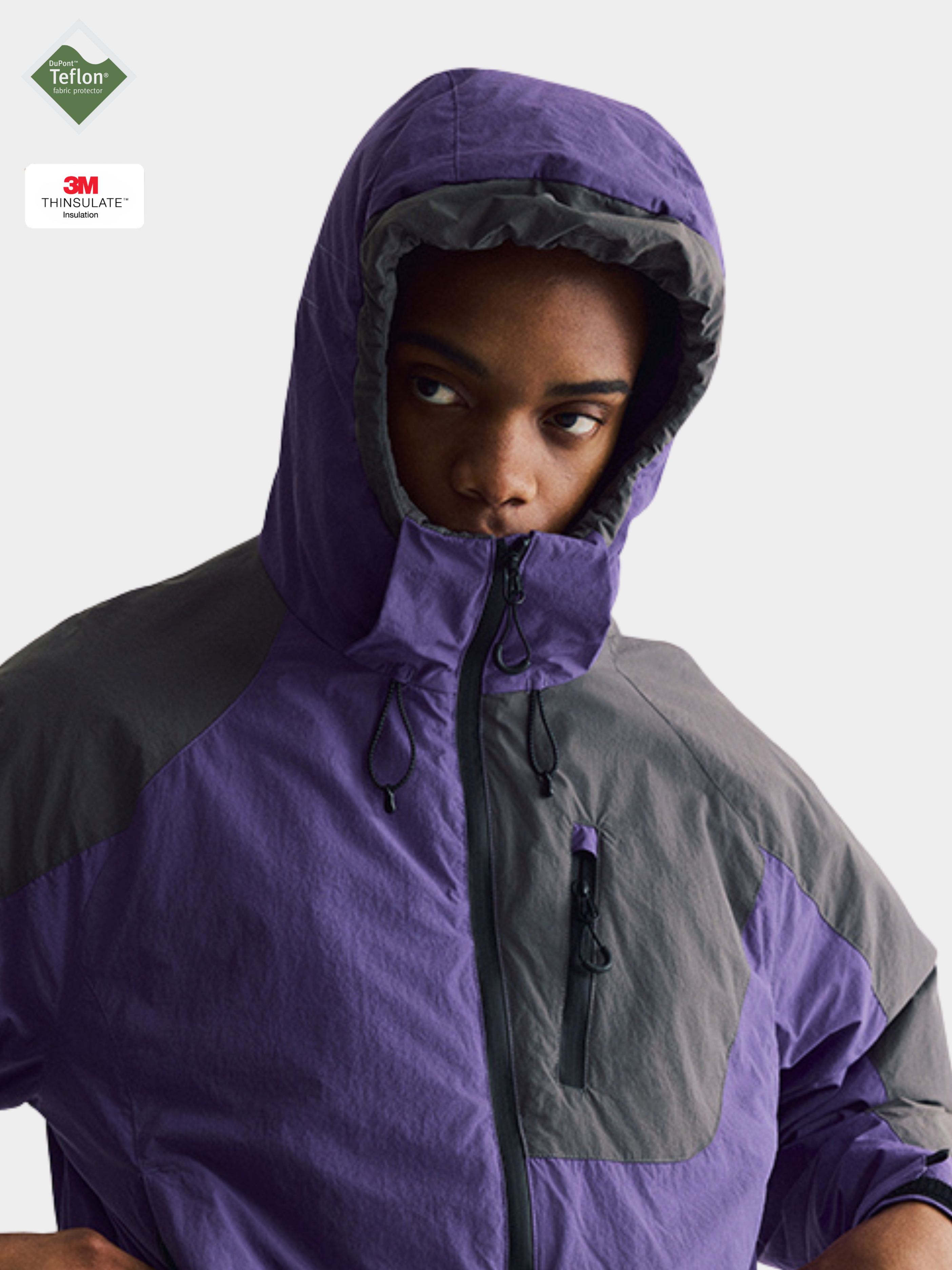 AshLife - Unisex Teflon Water-repellent Insulated Jacket