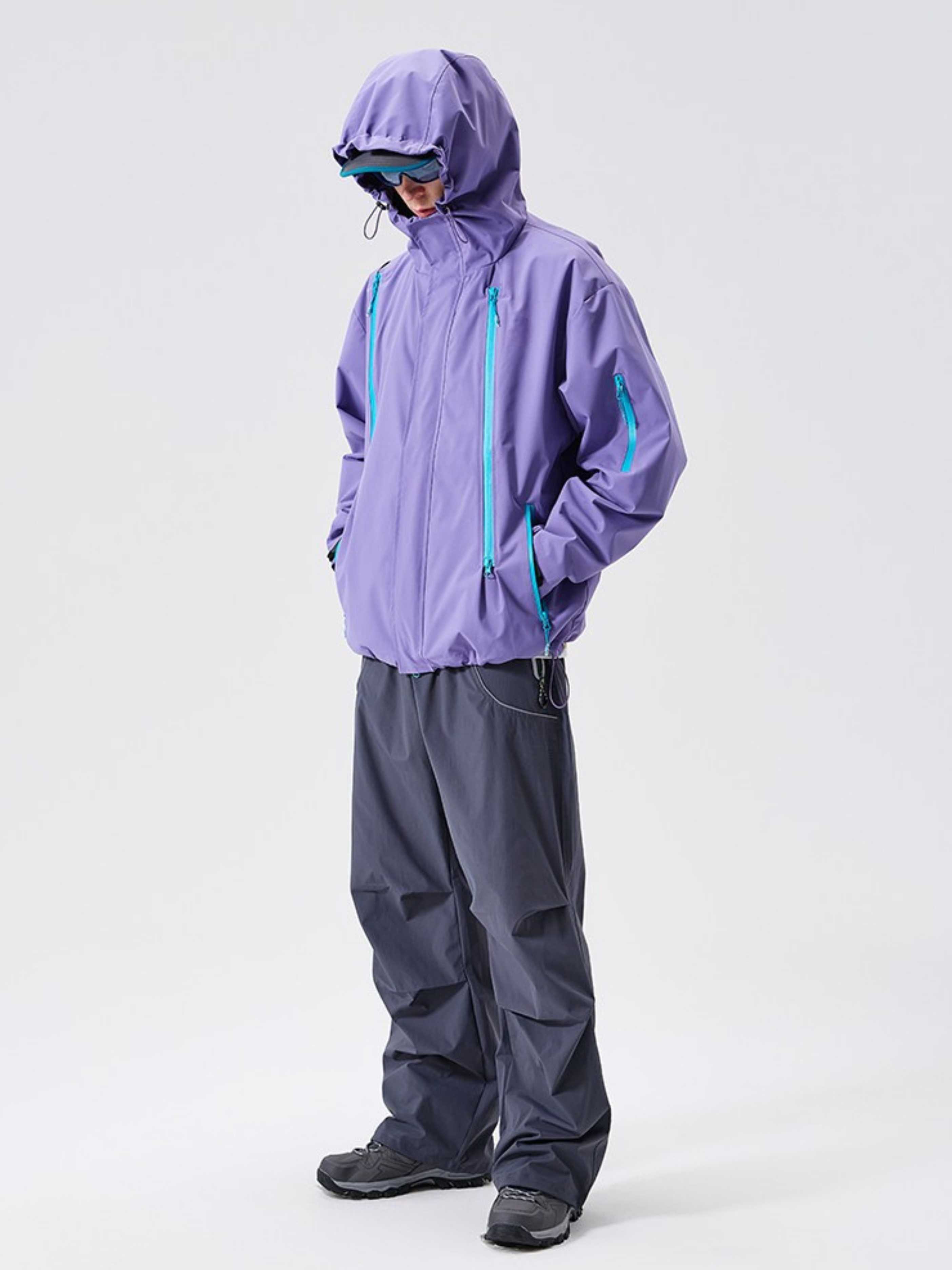 Nightpath - Water-Repellent Windproof Utility Shell Jacket
