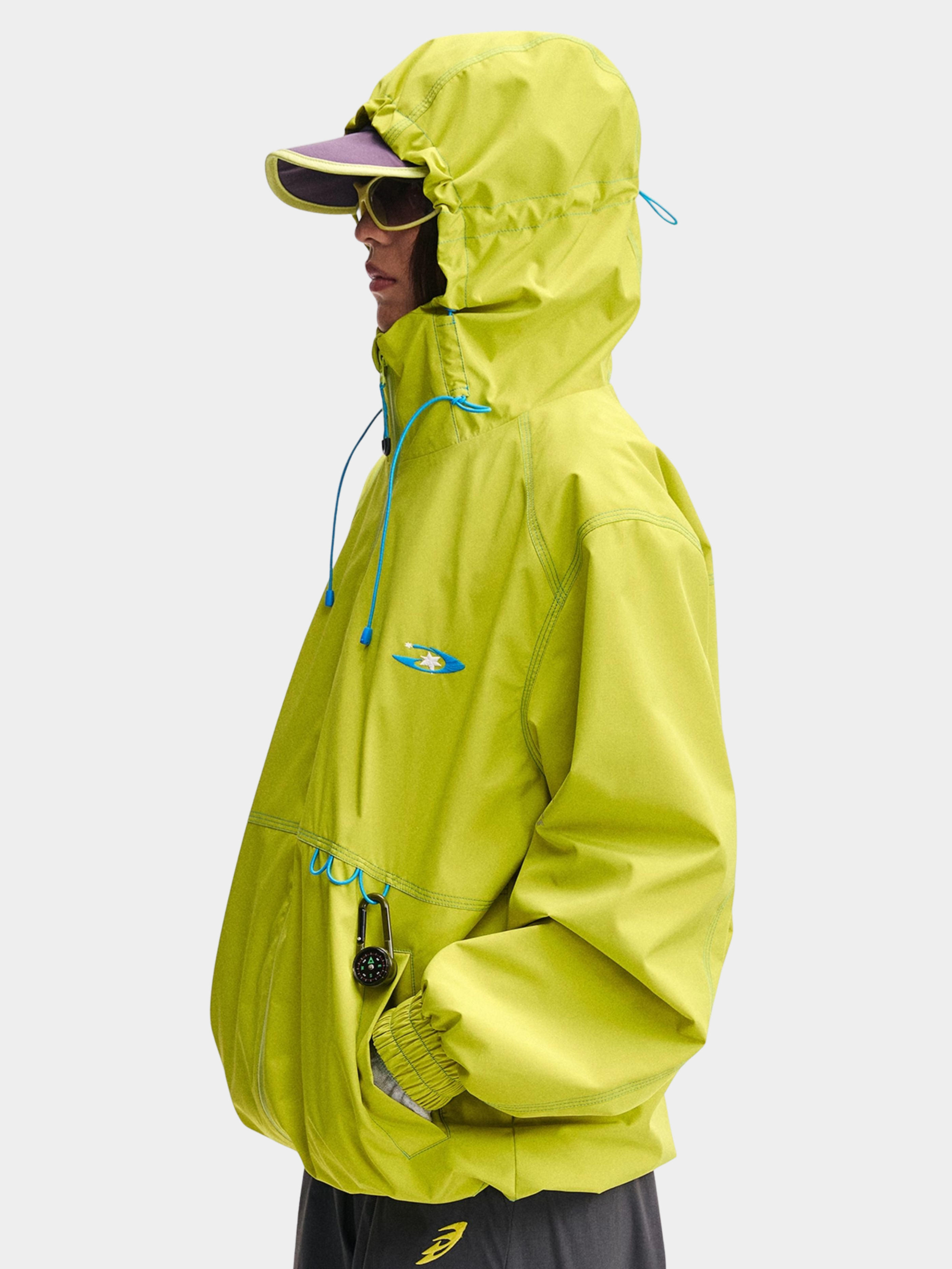 EchoDeck - Unisex ColorBlock Teflon™ Triple-Defense Shell Jacket