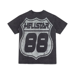 Hellstar Sports Distorted Mouth Vintage Washed Destroyed Tee