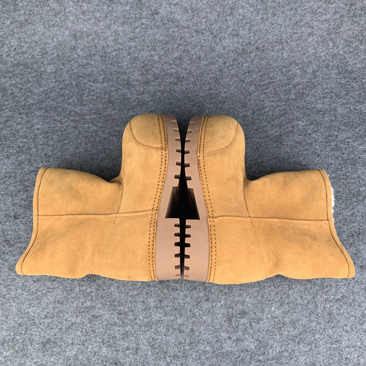 Balenciaga Alaska Fur Low Boot 'Brown'