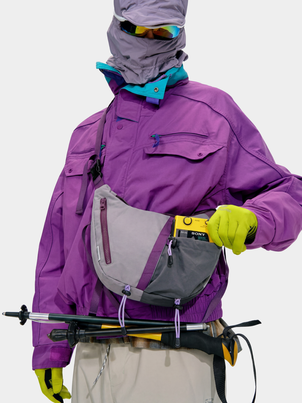 Feralwind - Lightweight Multi-Functional Colorblock Crossbody Bag