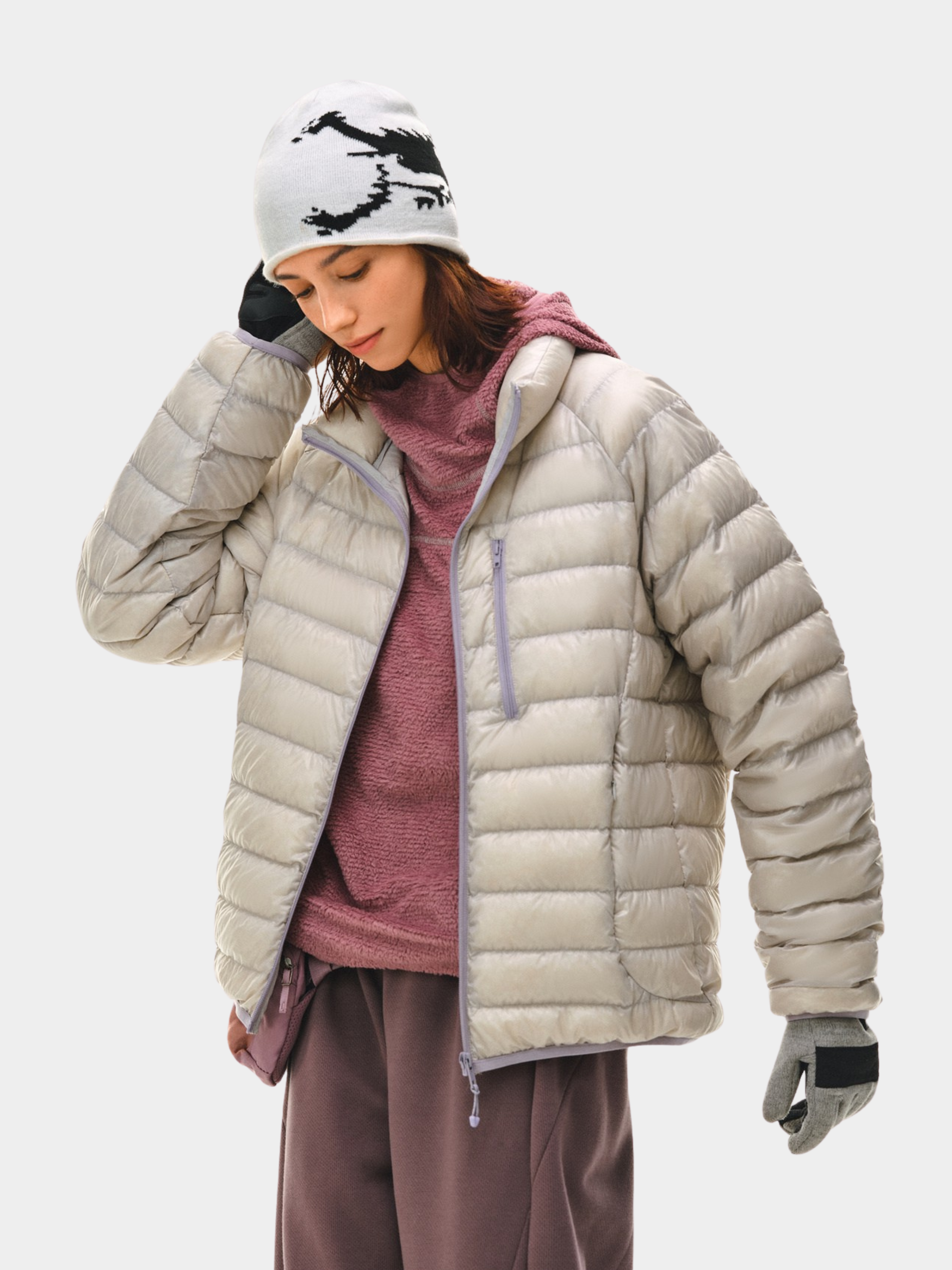 Wildfury - Unisex 90% White Duck Down Lightweight Down Jacket