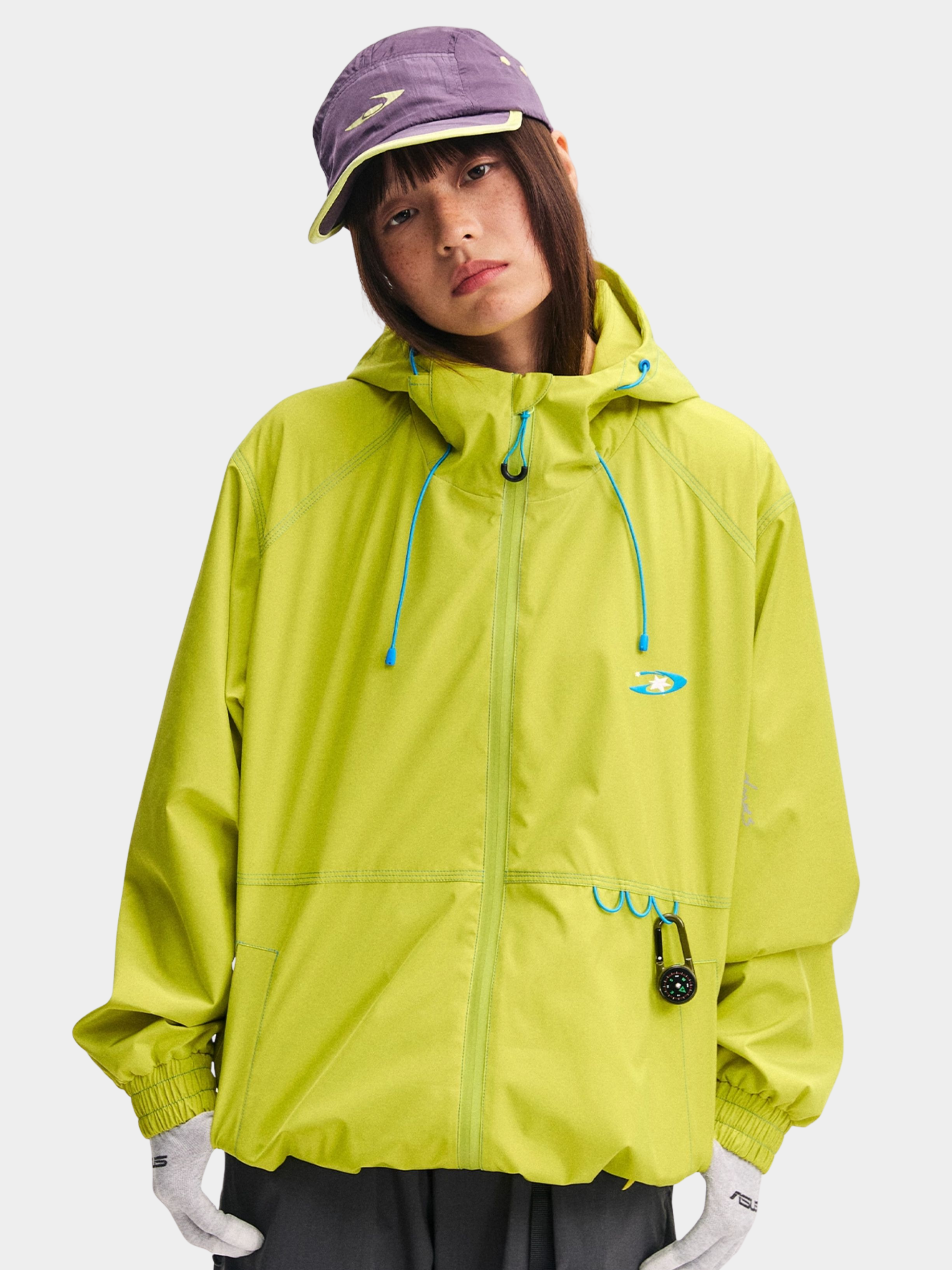 EchoDeck - Unisex Teflon® Triple-Defense Colorblock Drawstring Jacket