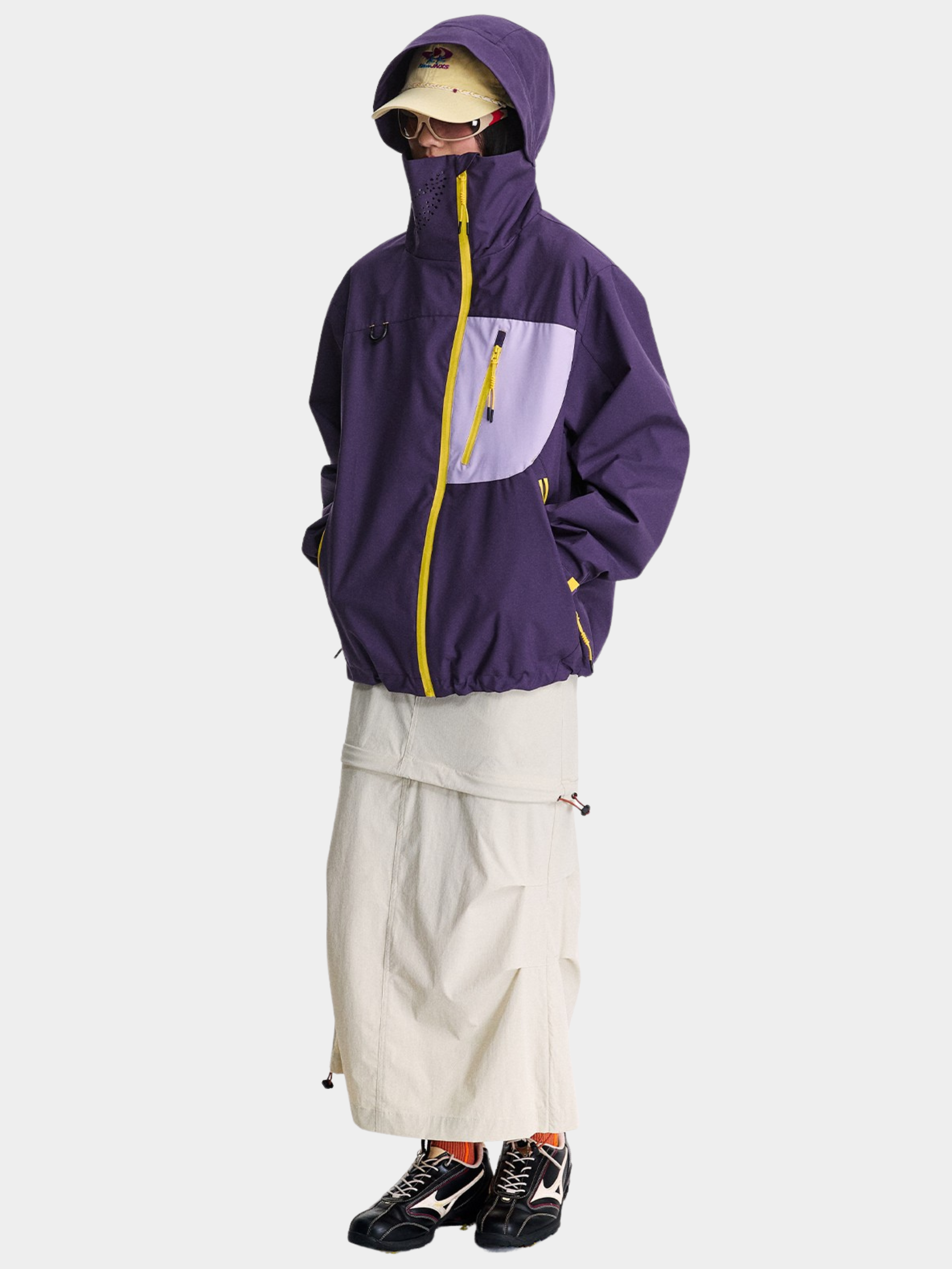 EchoPort - Unisex Water-Repellent & Windproof Colorblock Hard Shell Jacket