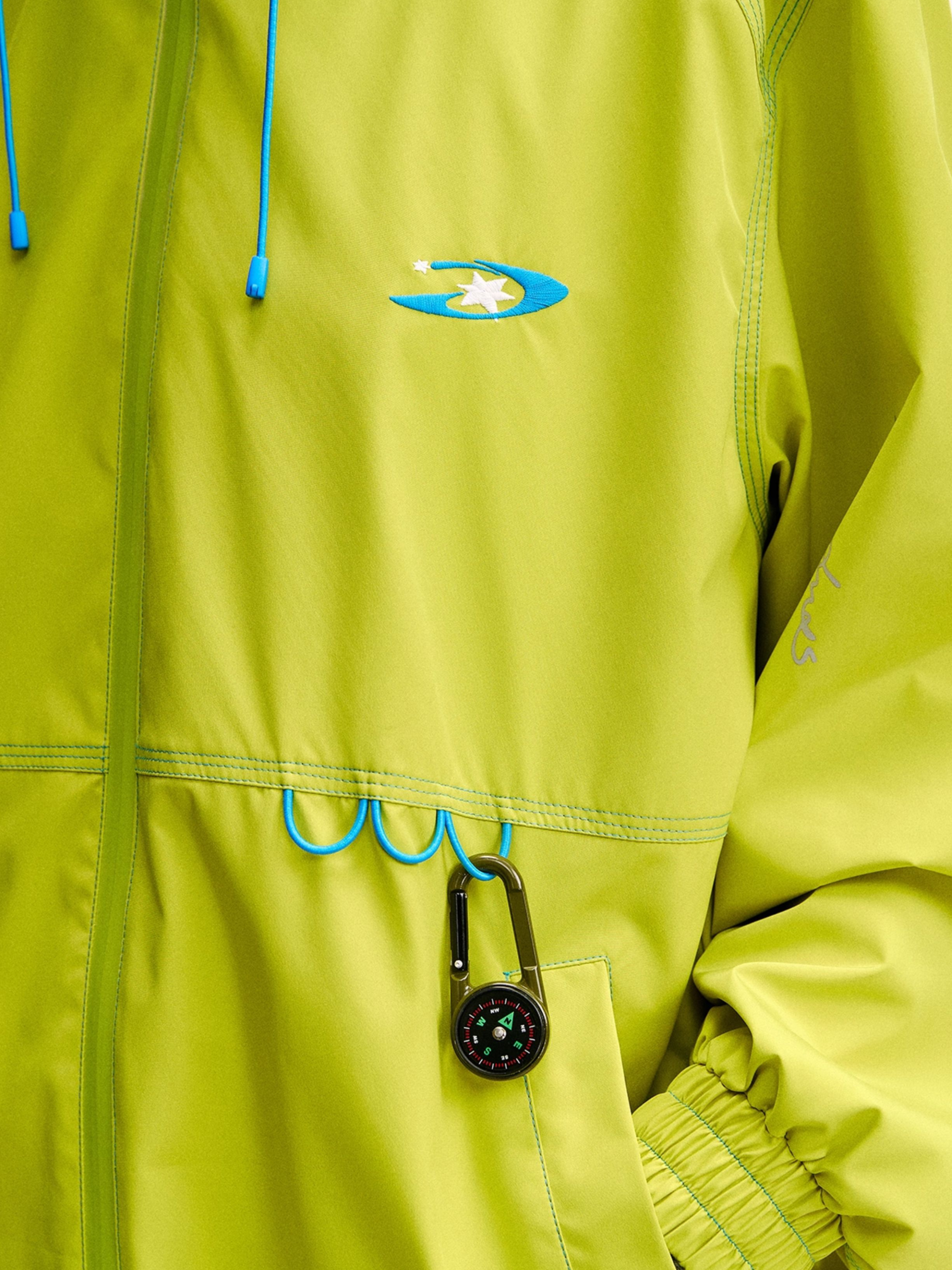 EchoDeck - Unisex Teflon® Triple-Defense Colorblock Drawstring Jacket