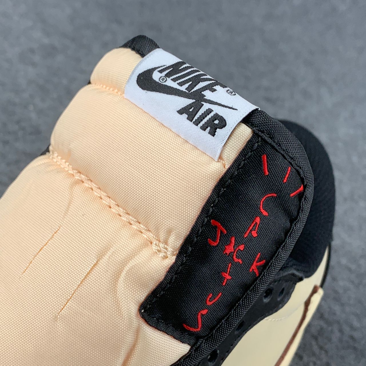 Custom Travis Scott x Air Jordan 1 Retro Low OG SP 'Pale Vanilla'