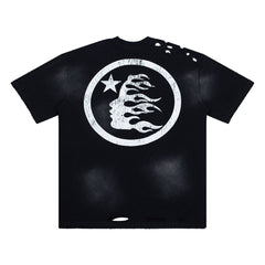Hellstar I ❤ NY Tribal Distressed Black Tee