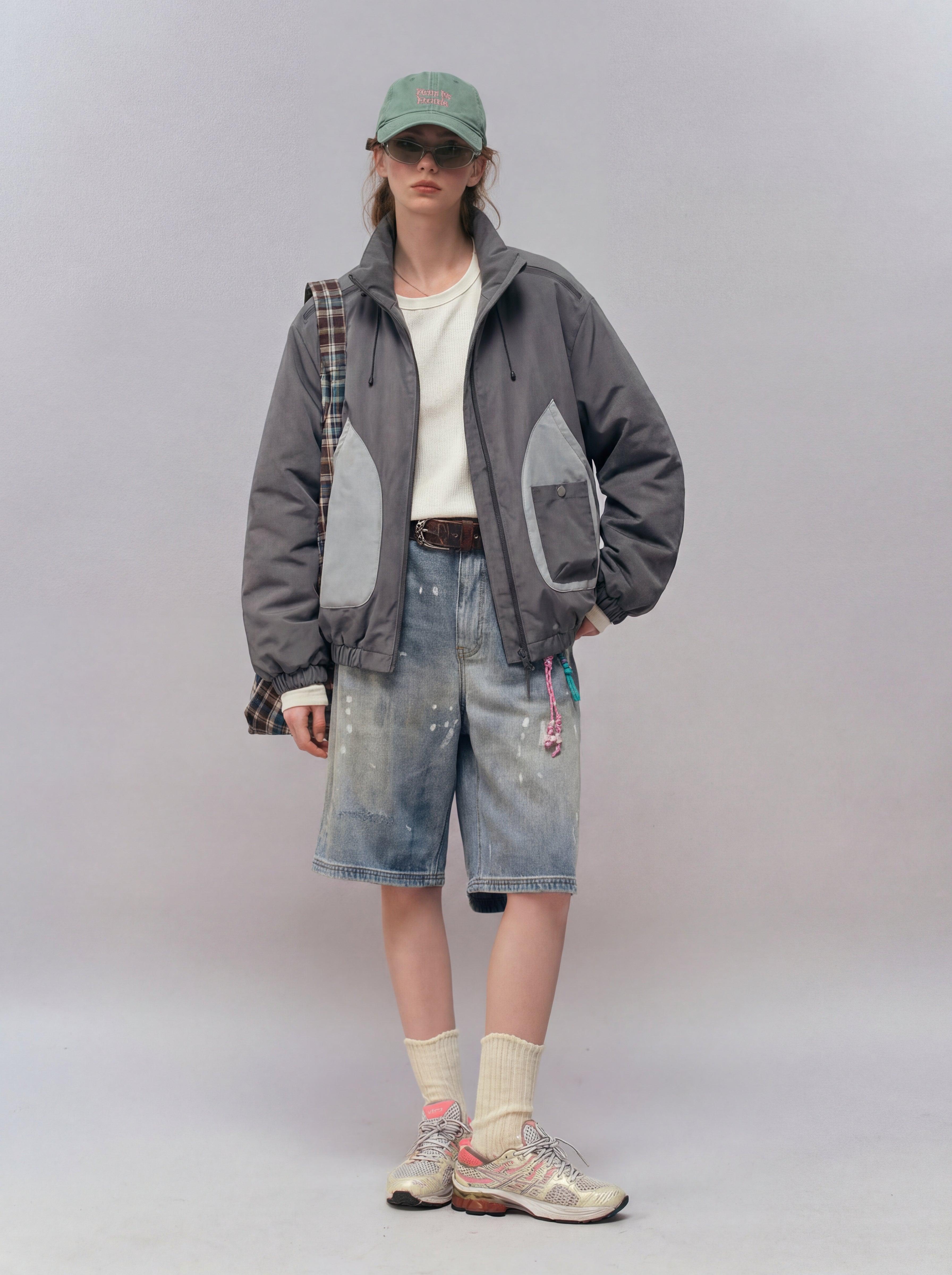 Explorer - Patchwork Pocket Stand Collar Insulated Jacket