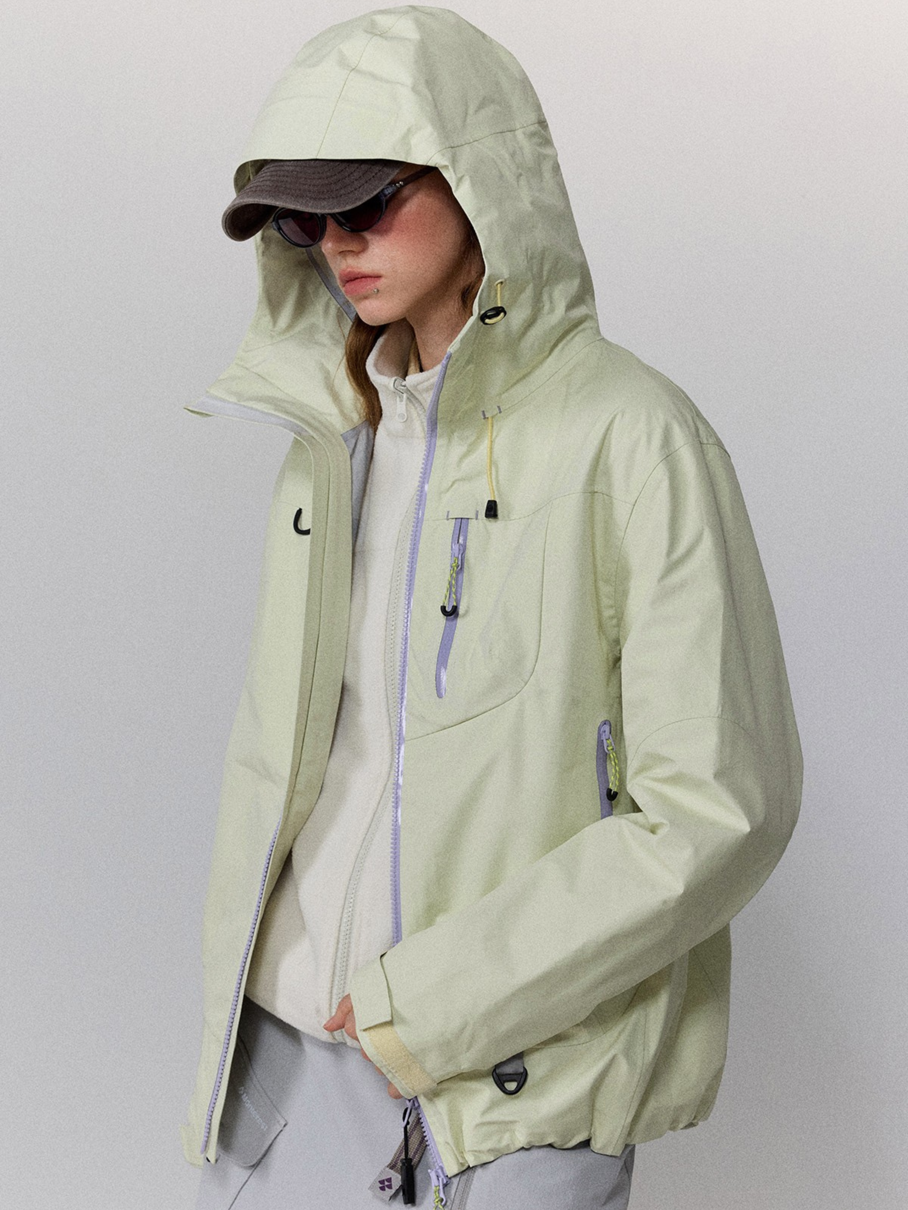 Emberpath - Unisex Waterproof 3-in-1 Fleece Hard Shell Jacket