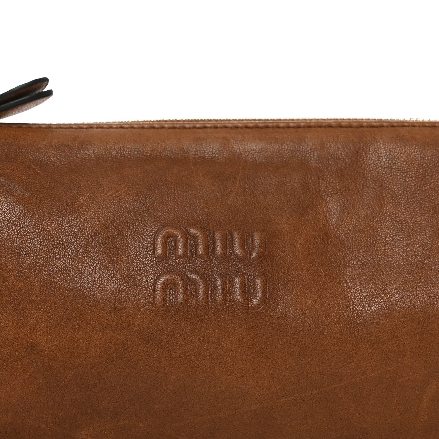 Nappa Aviator Mini Pouch Rovere
