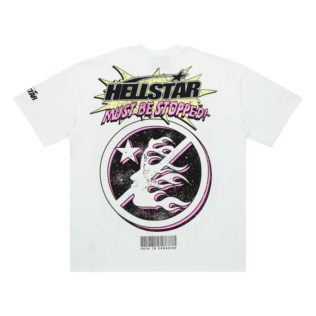 Hellstar Breaking News Comic White Tee