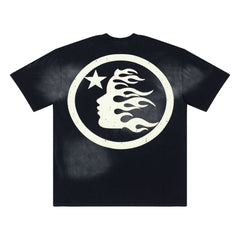 Hellstar Spear Logo Cloud Wash Black Tee