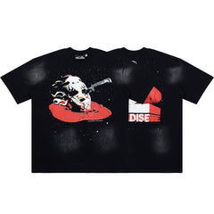 Hellstar Vintage Space Skull Knife Washed Black Tee