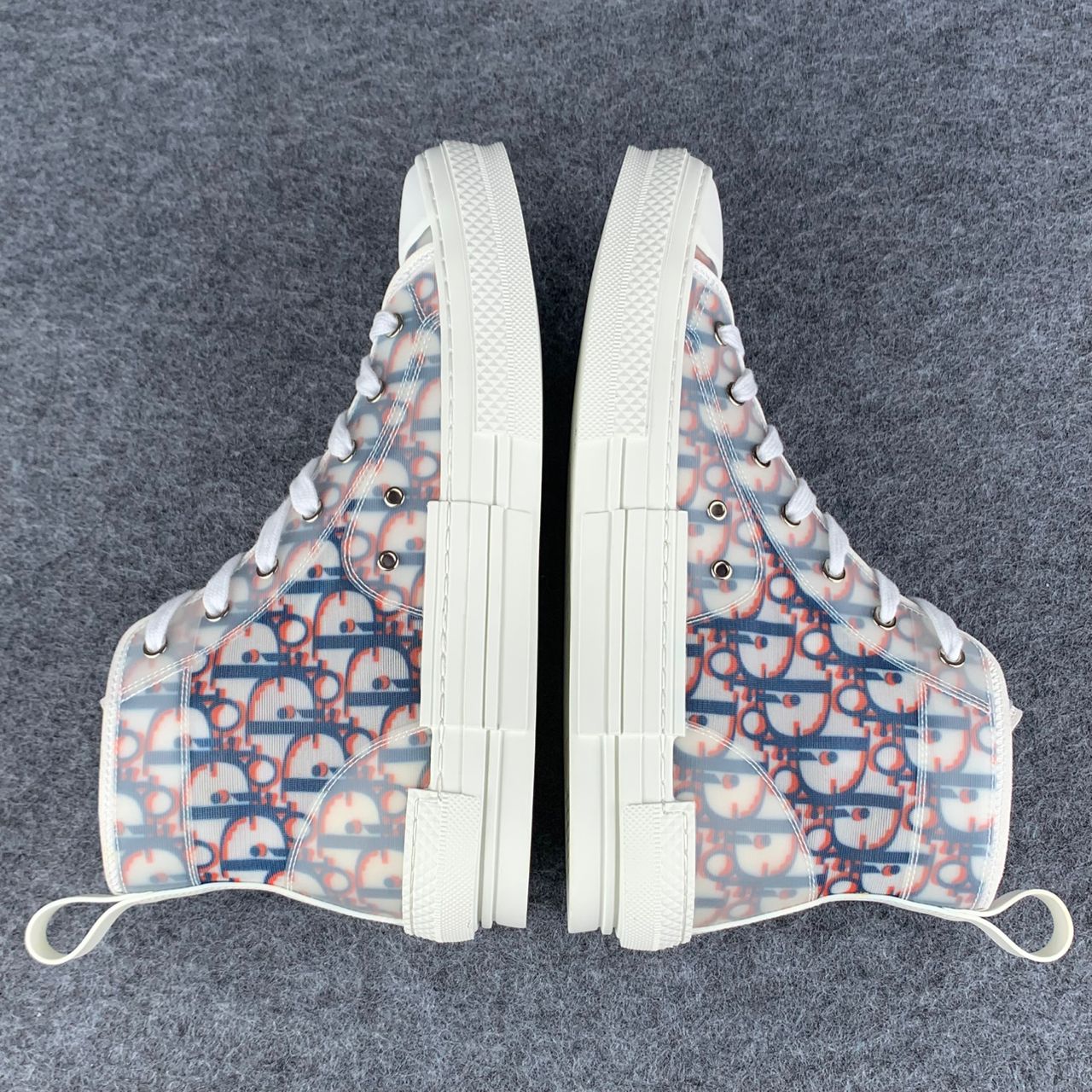 Dior B23 High Oblique Pixel - Blue Red'