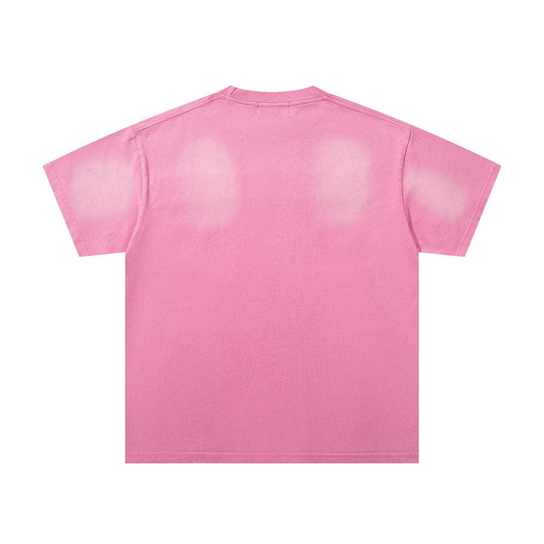 Majestik “Moto vs. Everybody” Vintage Pink Tee