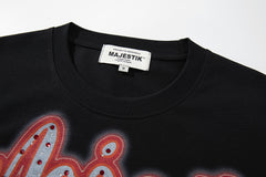 Majestik “DJ Money” Rhinestone Graphic Tee