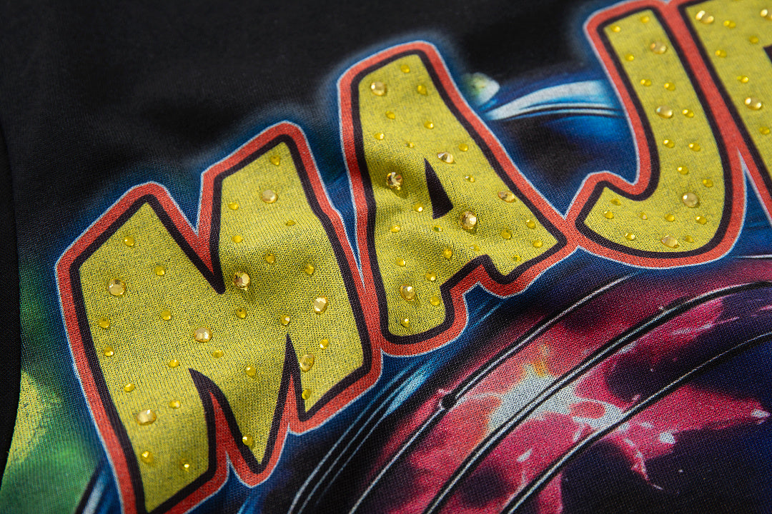 Majestik “Cereal Cosmic” Rhinestone Graphic Tee