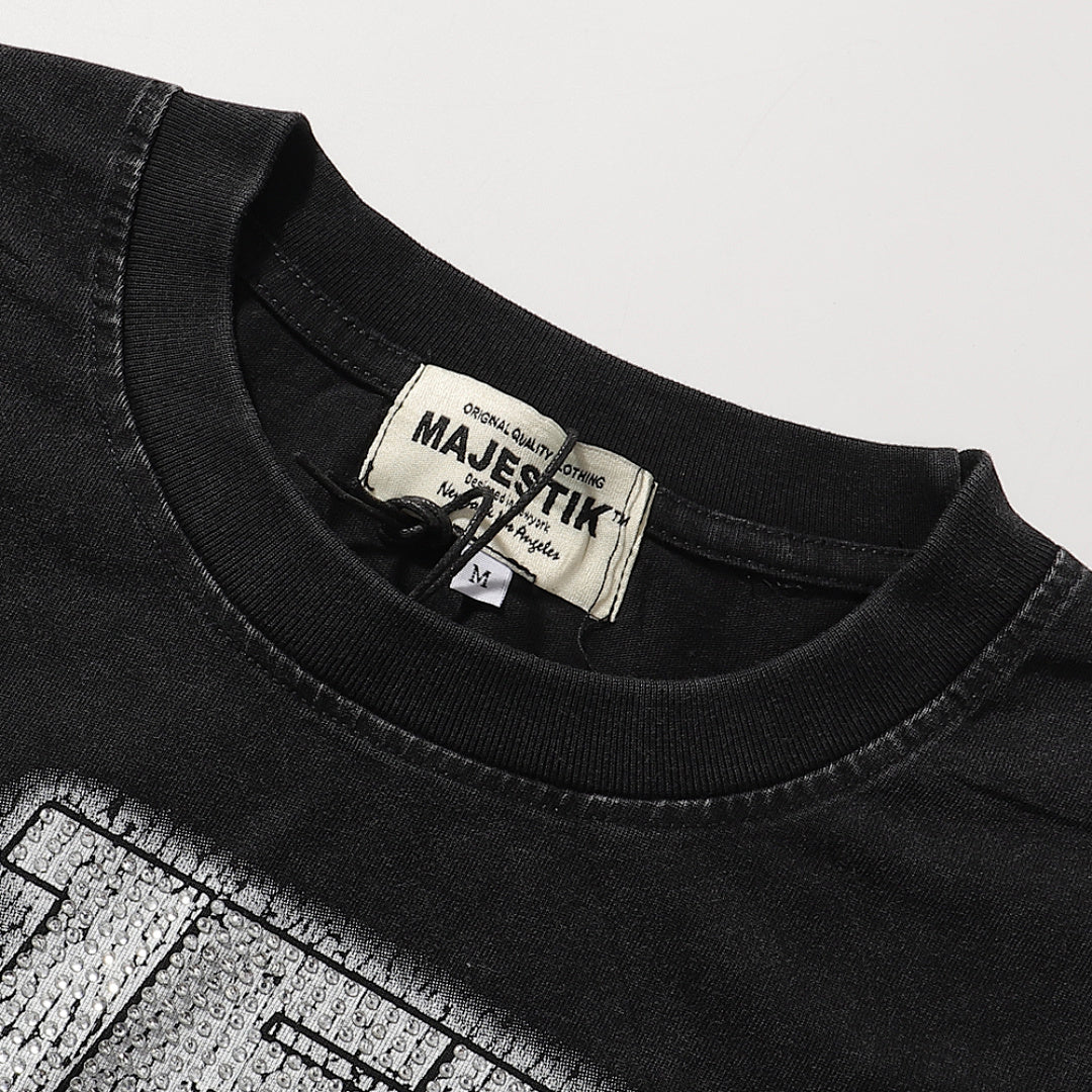 Majestik “Fearless” Grim Reaper Skeleton Vintage Tee
