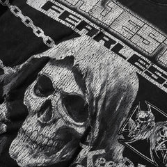 Majestik “Fearless” Grim Reaper Skeleton Vintage Tee