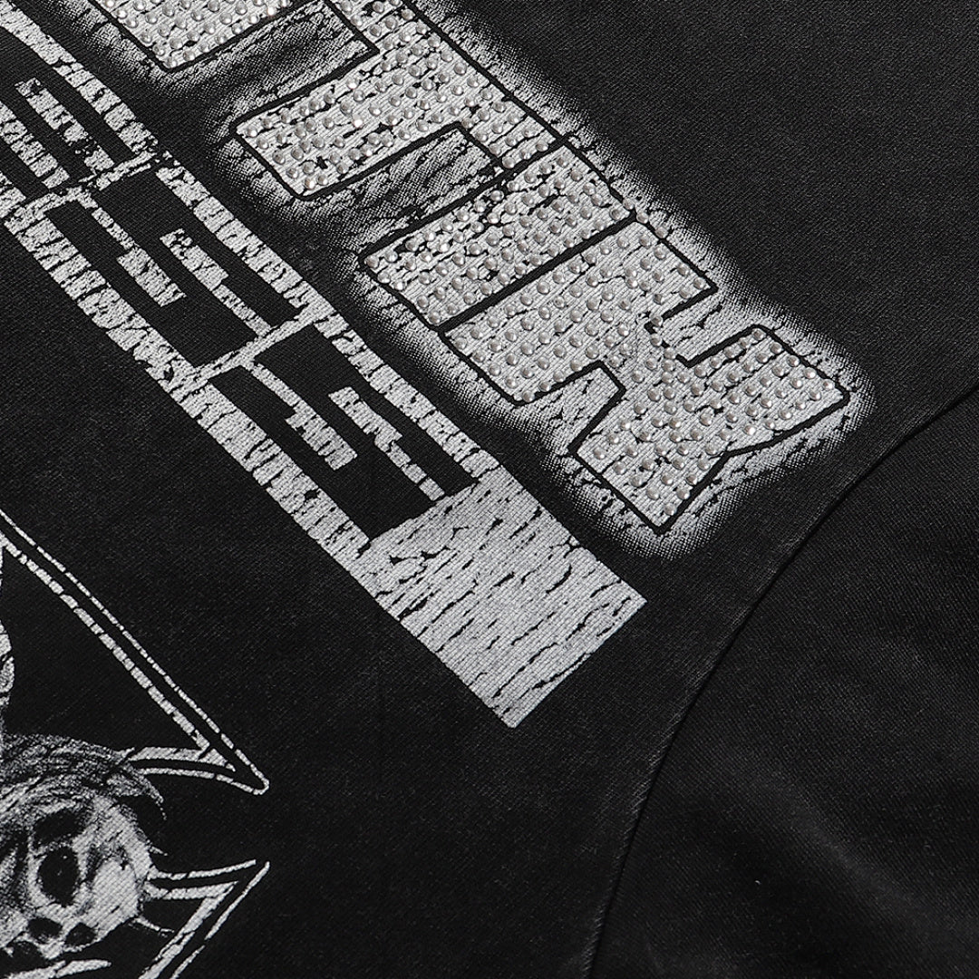 Majestik “Fearless” Grim Reaper Skeleton Vintage Tee