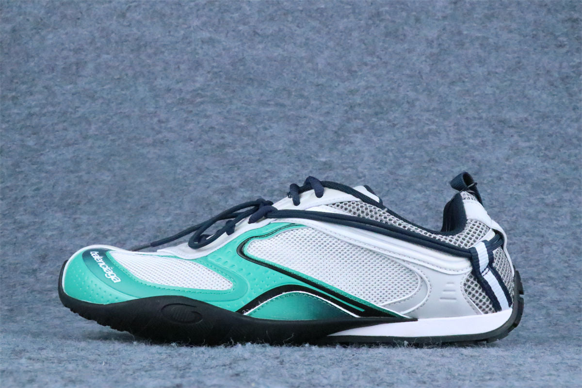 Balenciaga Radar Gradient Lines Sneaker 'Green White Grey'