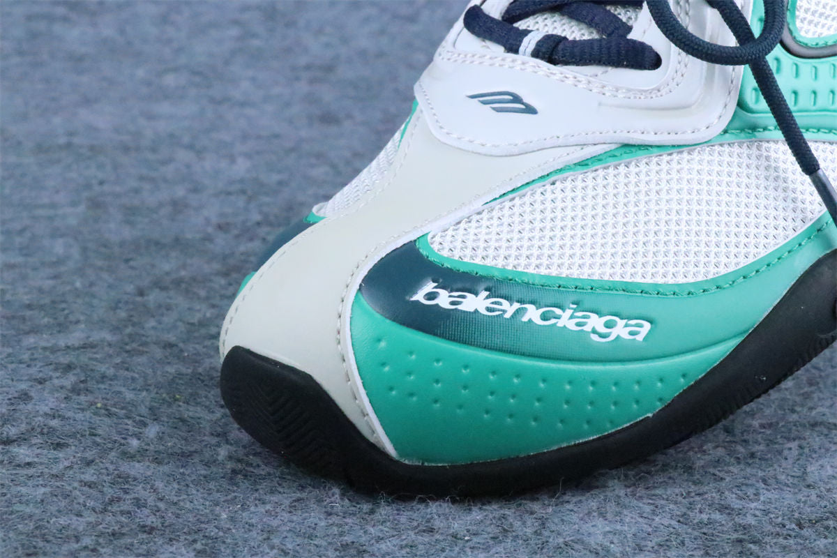 Balenciaga Radar Gradient Lines Sneaker 'Green White Grey'