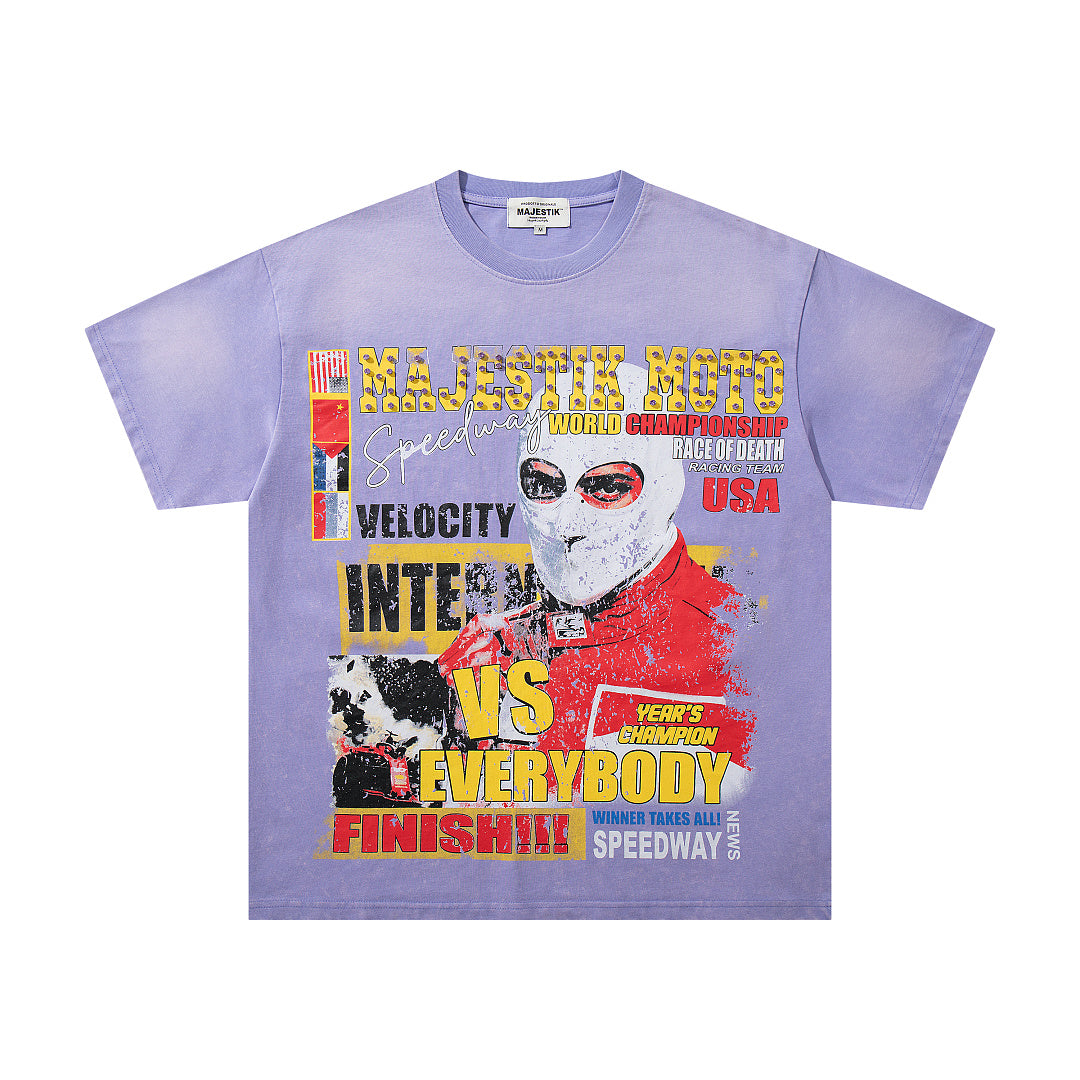 Majestik “Moto vs. Everybody” Vintage Wash Tee