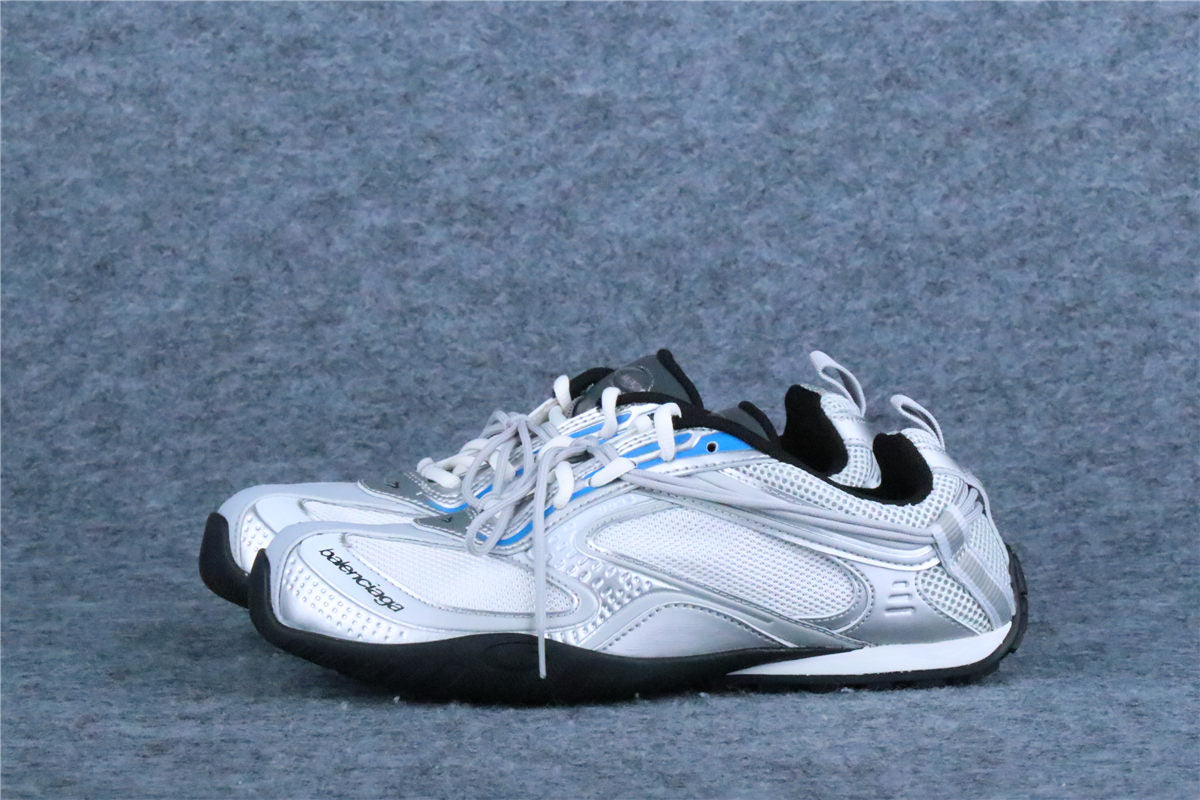 Balenciaga Radar Sneaker Gradient Lines 'White Grey Silver'