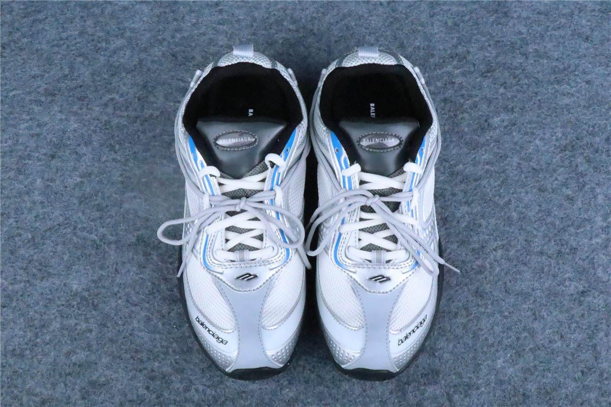Balenciaga Radar Sneaker Gradient Lines 'White Grey Silver'