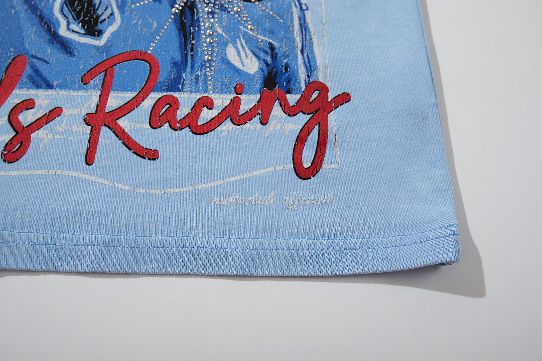 Majestik “Moto Club World Tour” Vintage Wash Tee