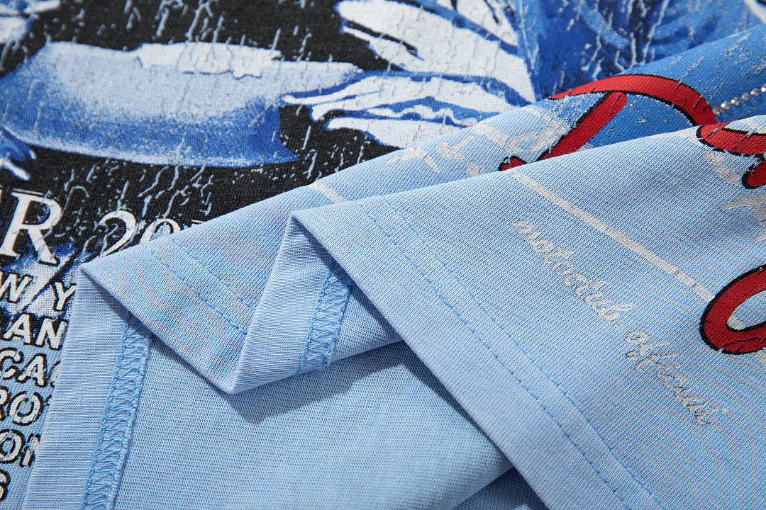 Majestik “Moto Club World Tour” Vintage Wash Tee