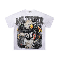 Majestik “Gridiron Eagle” Football Rhinestone Vintage Tee