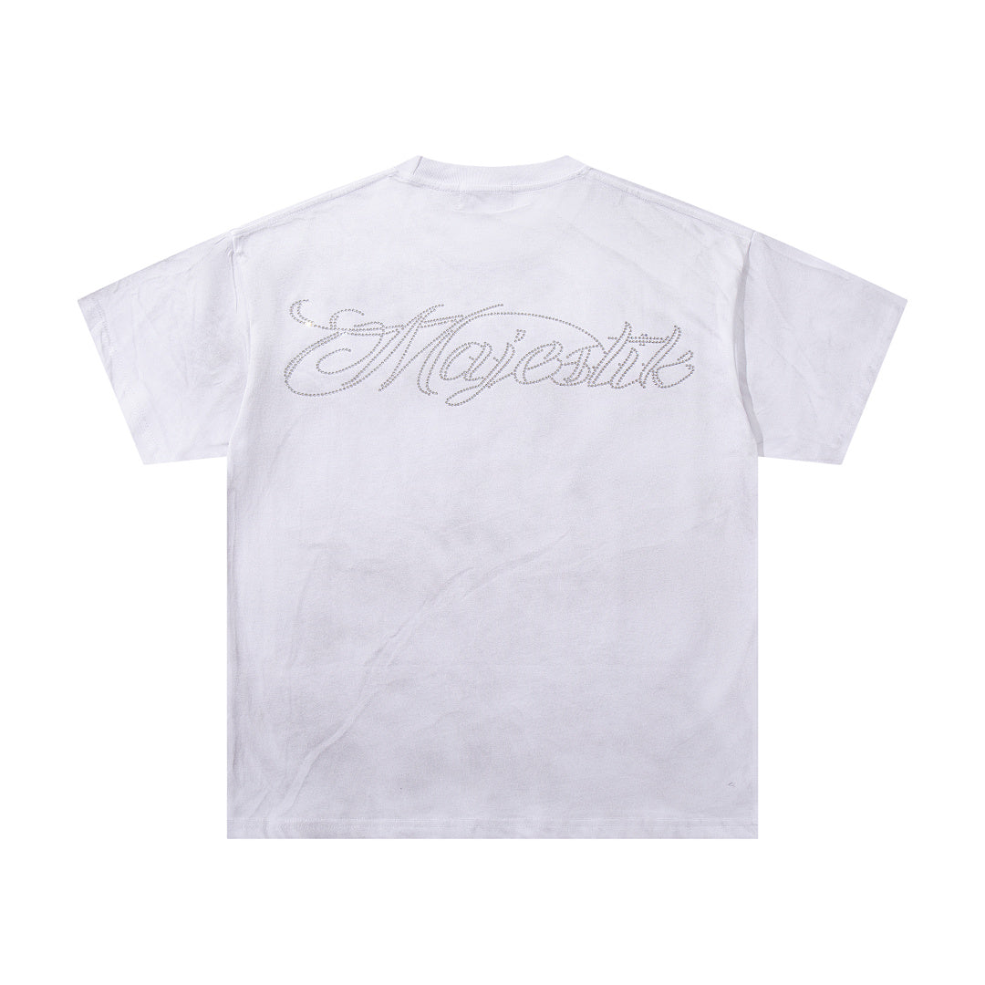 Majestik “Gridiron Eagle” Football Rhinestone Vintage Tee